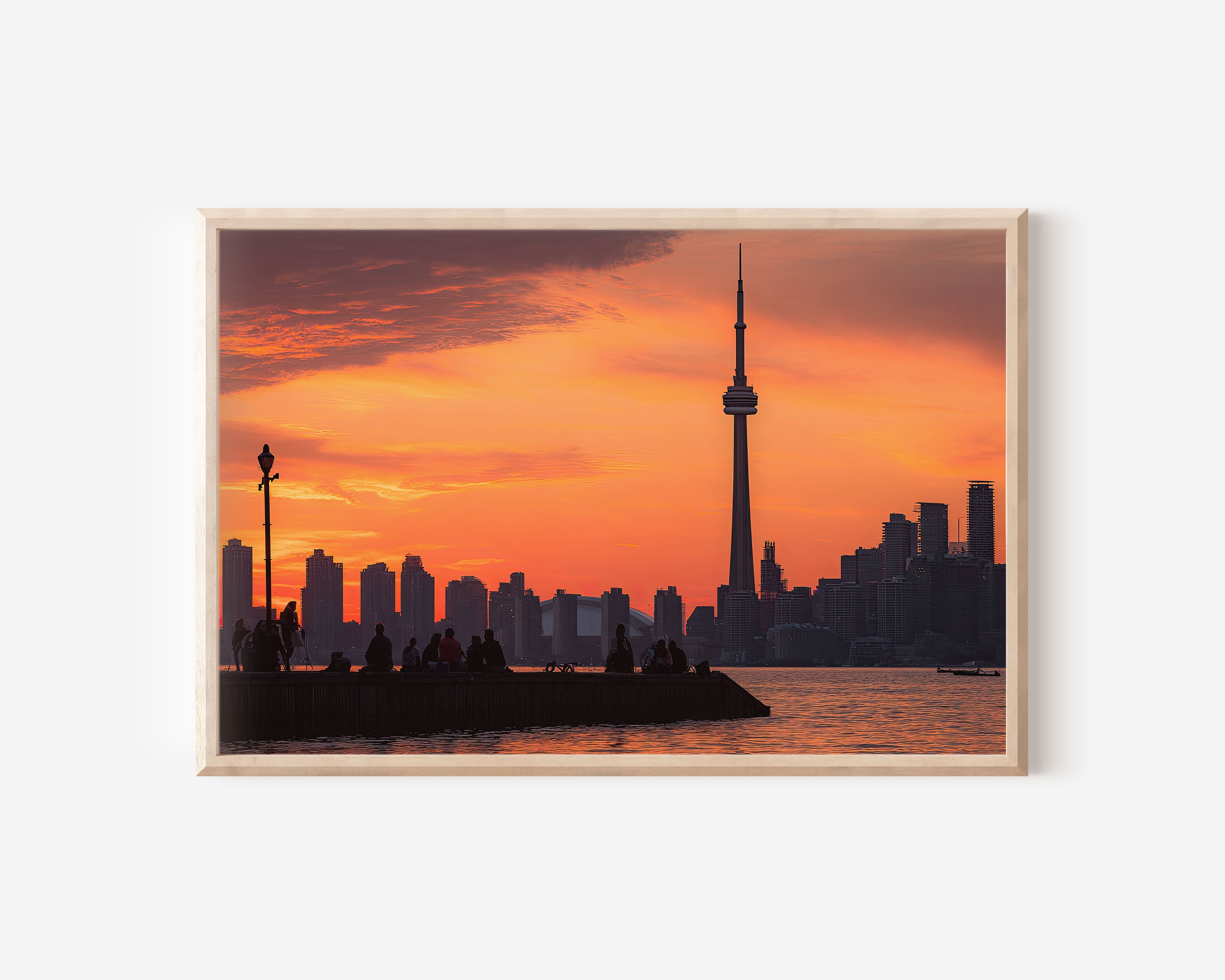 Toronto CN Tower Skyline Print | Lake Ontario Daytime Wall Art (Copy)