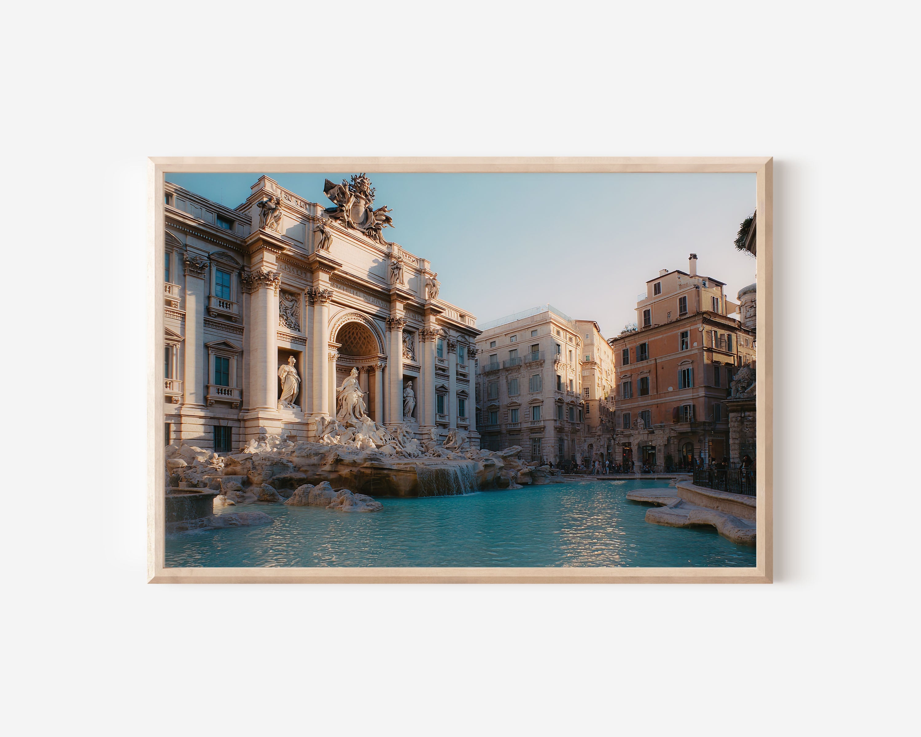 Trevi Fountain Rome Wall Art – Famous Baroque Landmark Italy