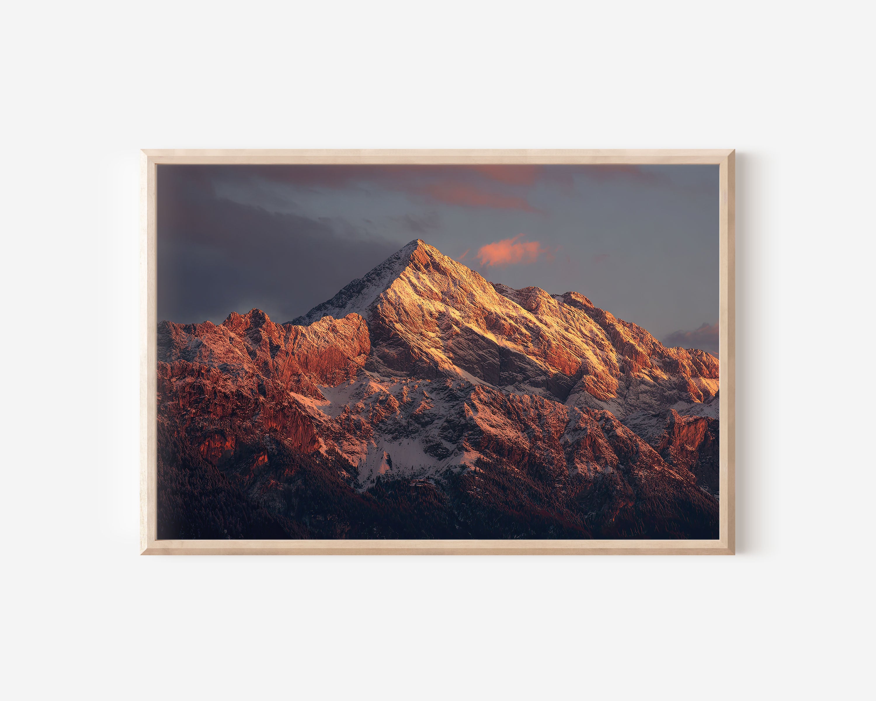 Triglav Alps Mountain Wall Art Print | Slovenia Dramatic Alpine Landscape Photography