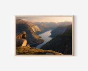 Trolltunga Cliff Print – Norway Fjord Wall Art