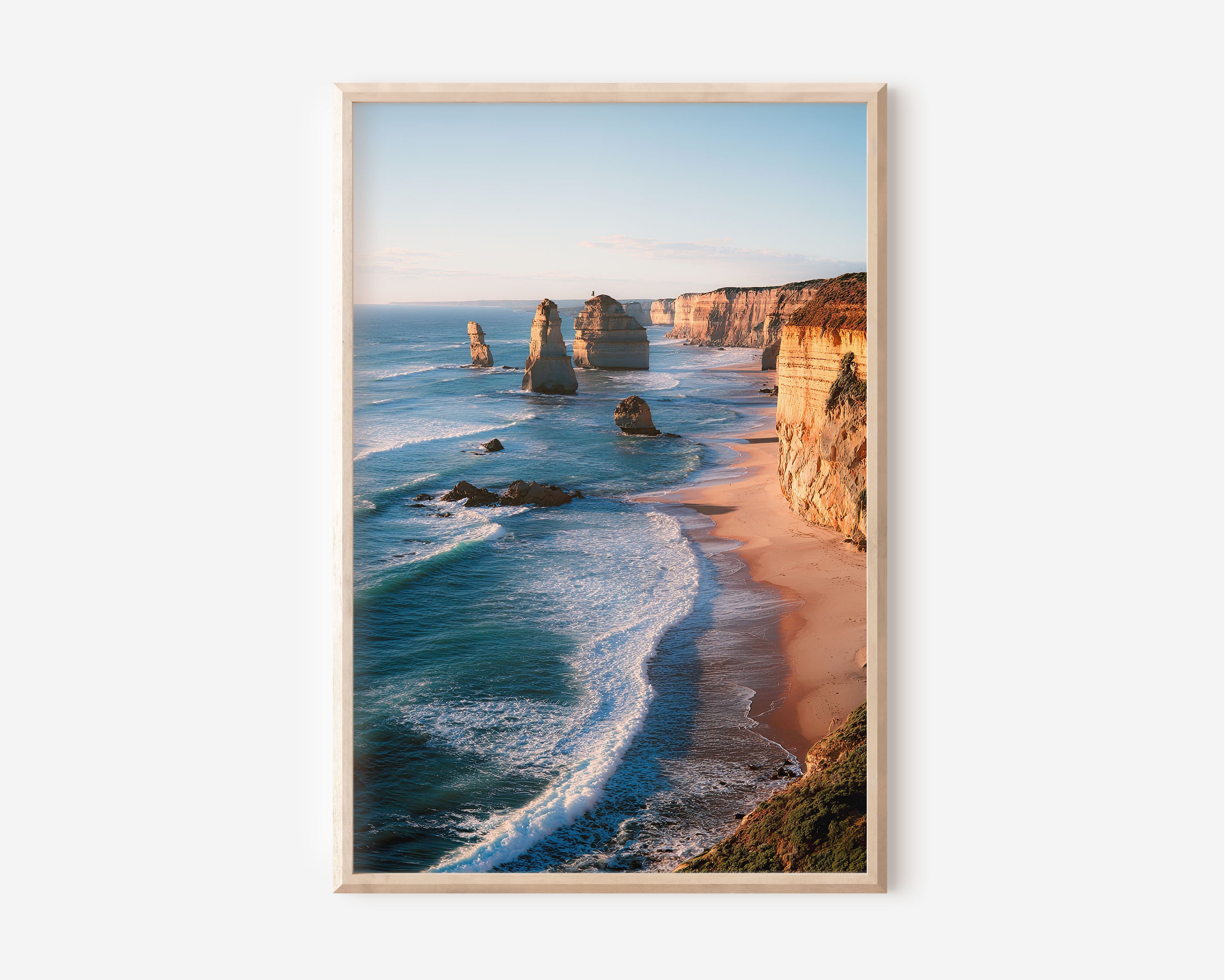 Twelve Apostles Wall Art Print | Great Ocean Road Australia Photography | Victorian Coastline Landscape Poster