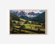 Val di Funes Wall Art Print | Dolomites Alpine Village Italy Landscape Photography