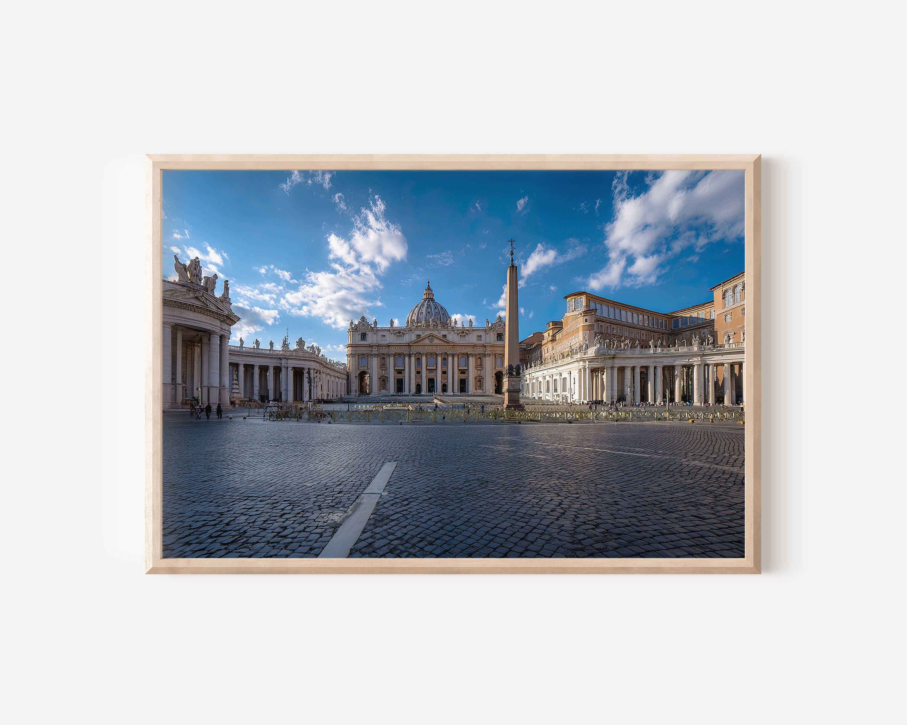 St. Peter’s Square Vatican Print – Rome Architecture Wall Art