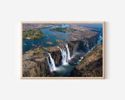 UNESCO Victoria Falls Aerial Landscape Print