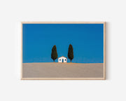 Iconic Vitaleta Chapel Cypress Trees Print