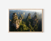 Zhangjiajie National Park Print – Dramatic China Cliff Wall Art