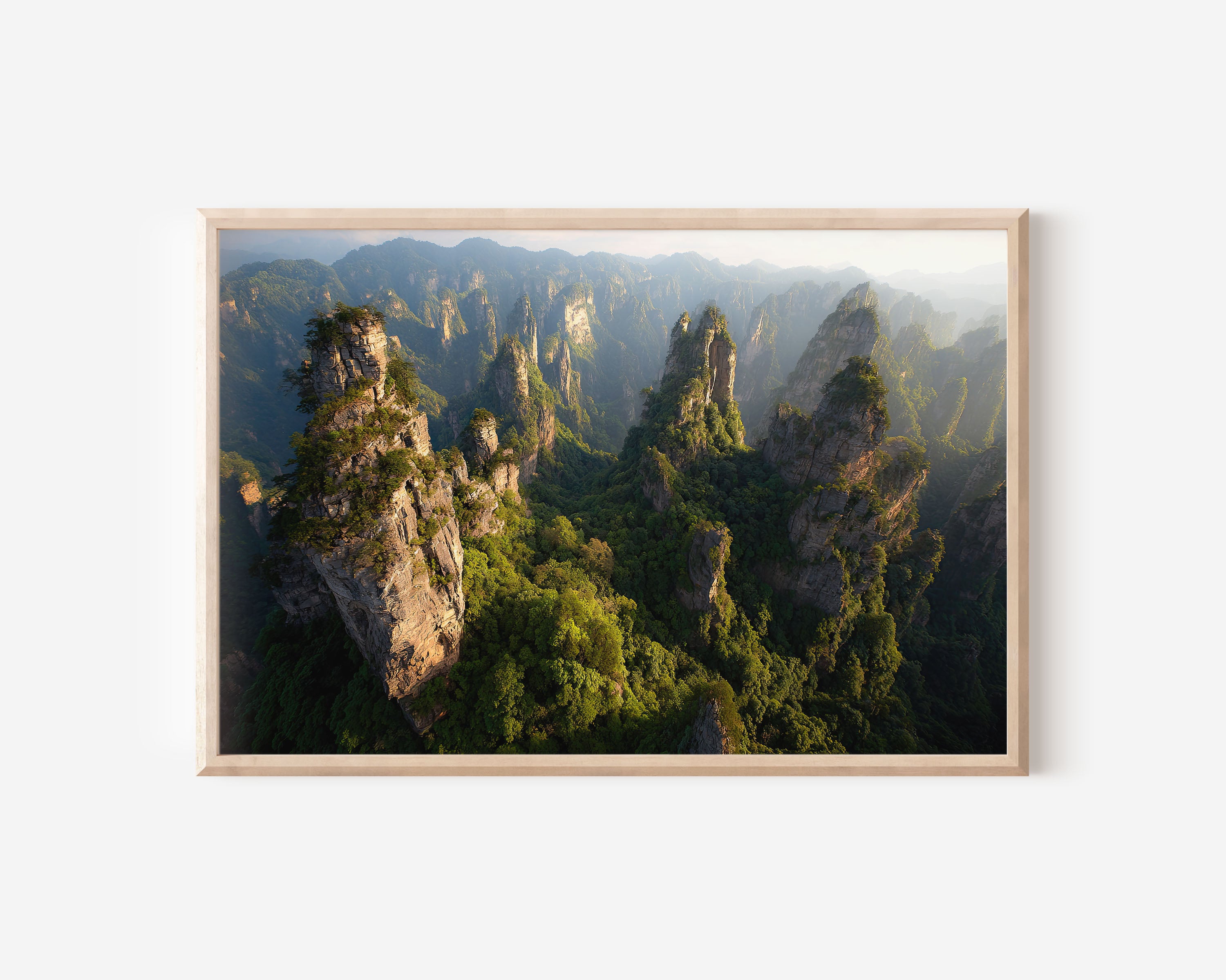 Zhangjiajie National Park Print – Dramatic China Cliff Wall Art