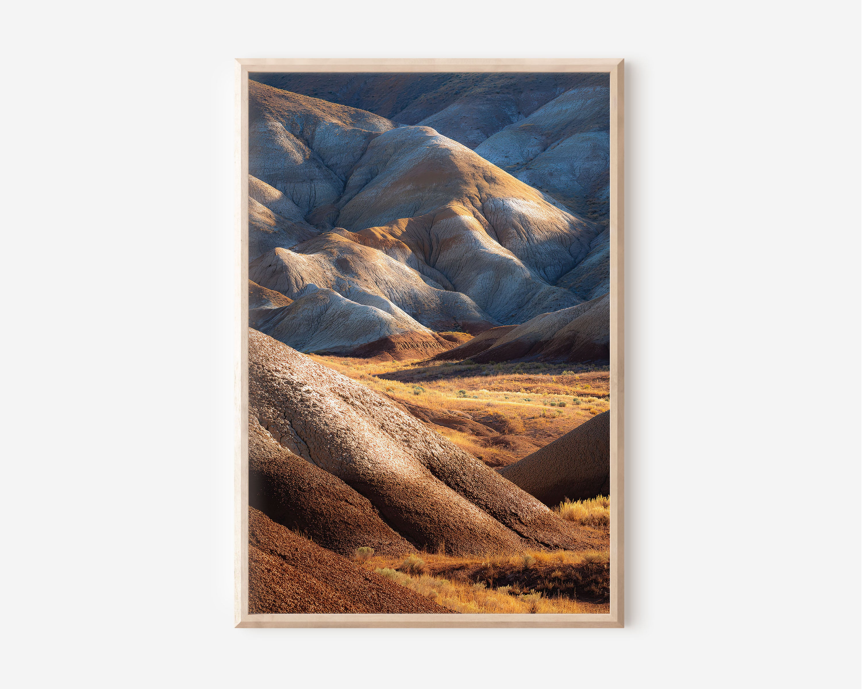 Painted Hills Oregon Print | Badlands Desert Landscape Wall Art | John Day Fossil Beds Photography
