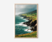 Dingle Peninsula Wall Art Print | Ireland Wild Atlantic Way Photography | Kerry Coastal Cliffs Landscape Poster | Irish Nature Print | Emerald Isle Home Decor