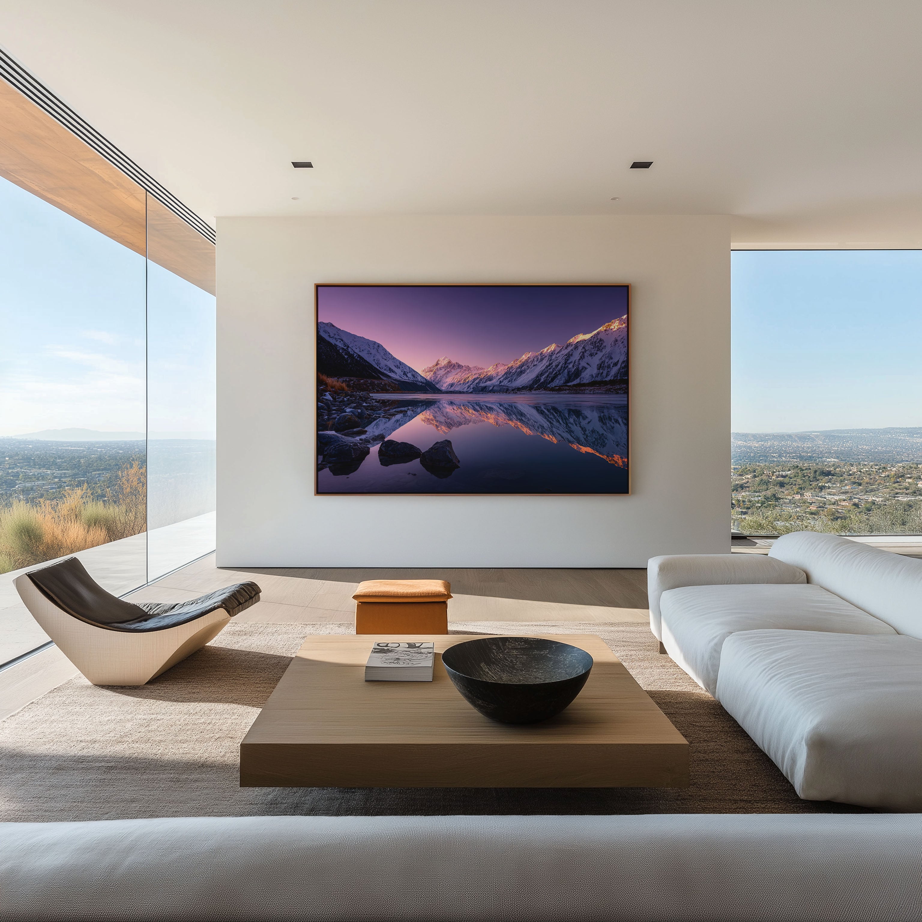 Aoraki Mount Cook Wall Art Print – New Zealand Alpine Lake