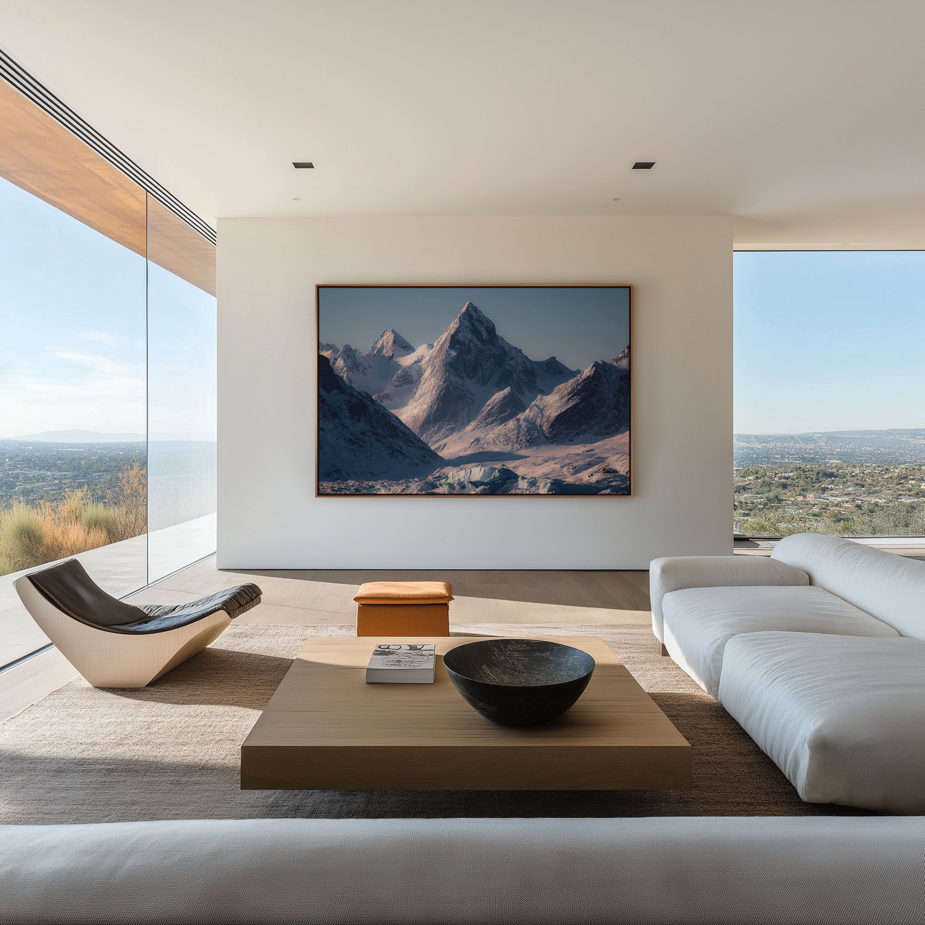 Greenland Arctic Mountain Wall Art | Glacial Peaks Landscape Print