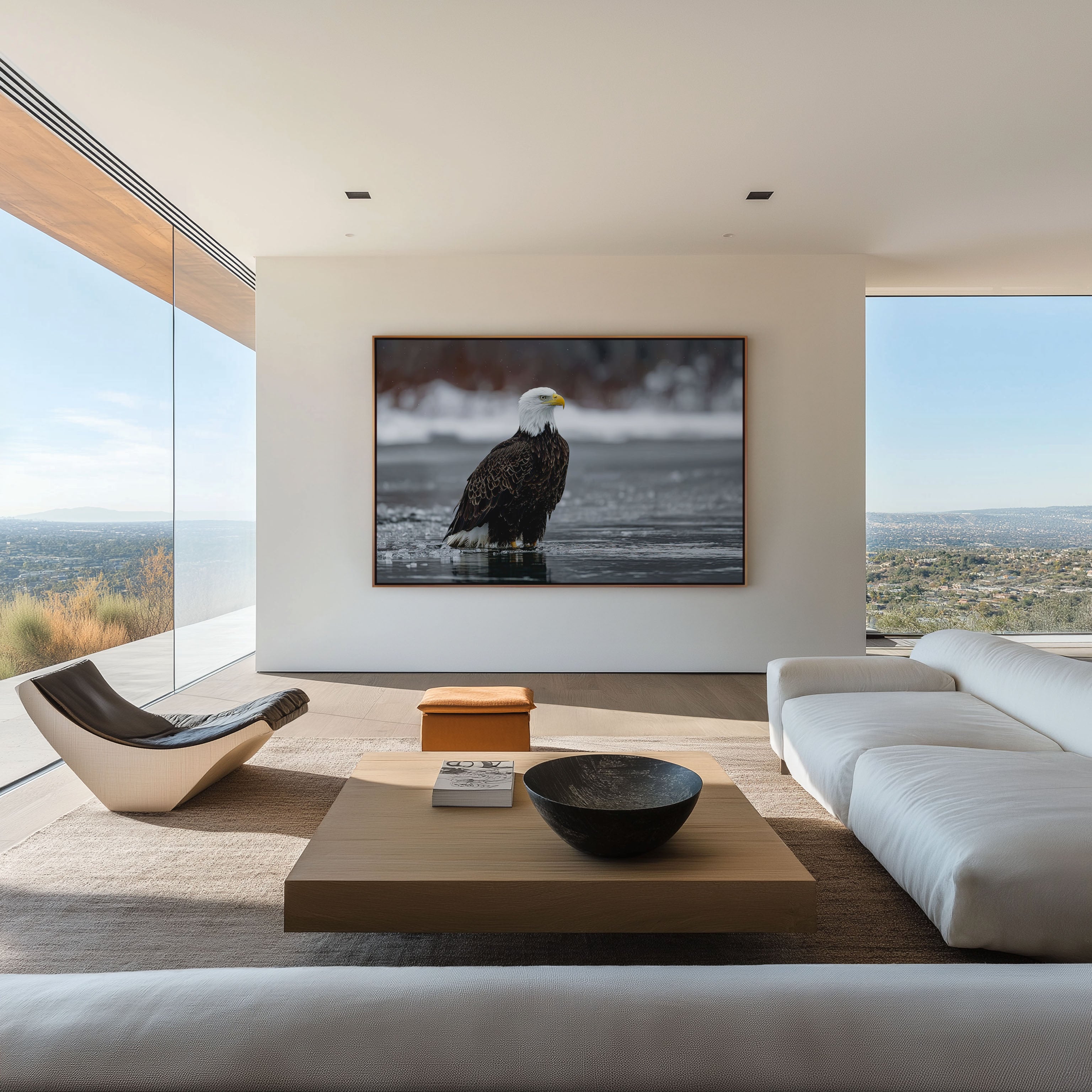 Bald Eagle Wall Art – Winter Wildlife Photography Print