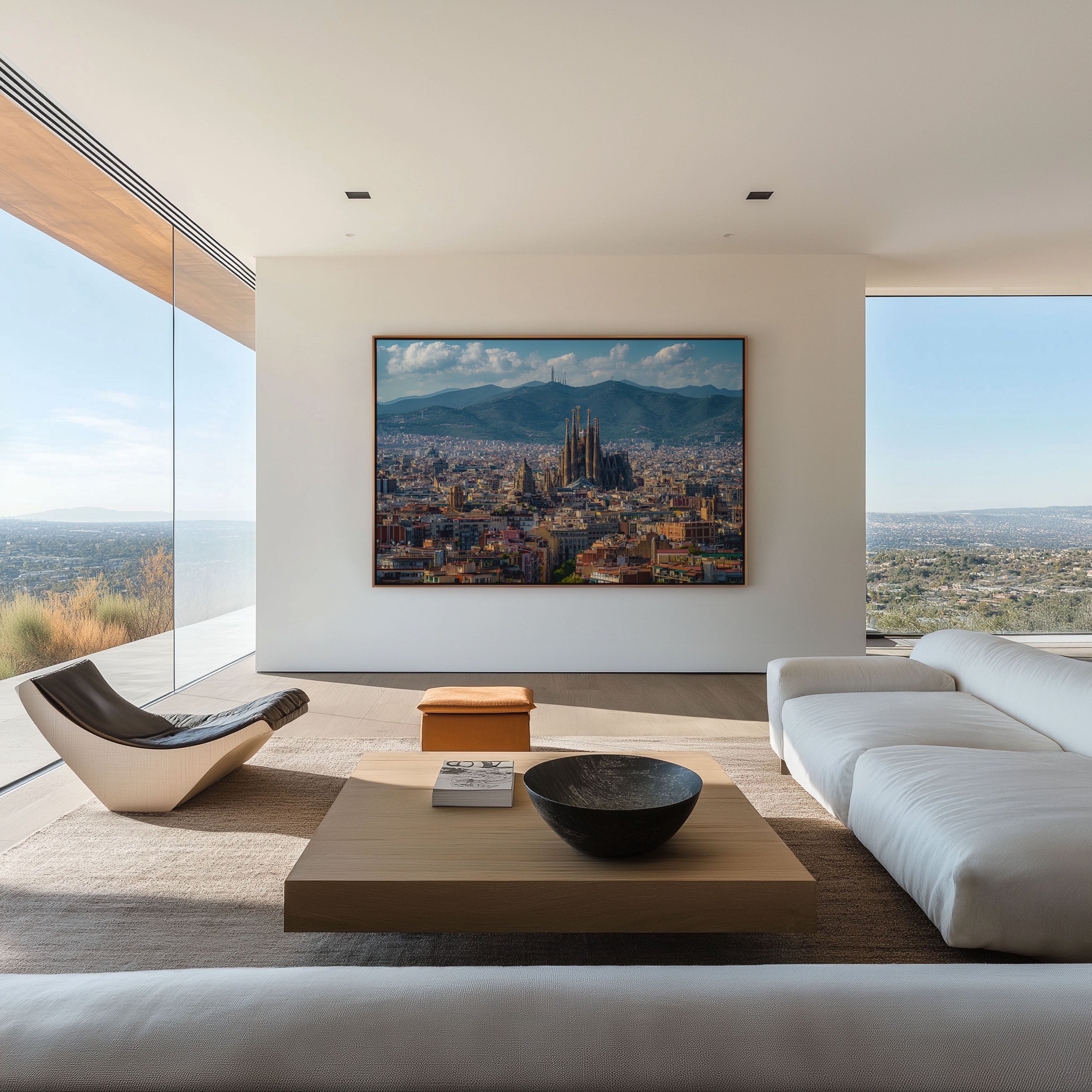 Barcelona Sagrada Familia Wall Art Print | Spain Skyline Poster