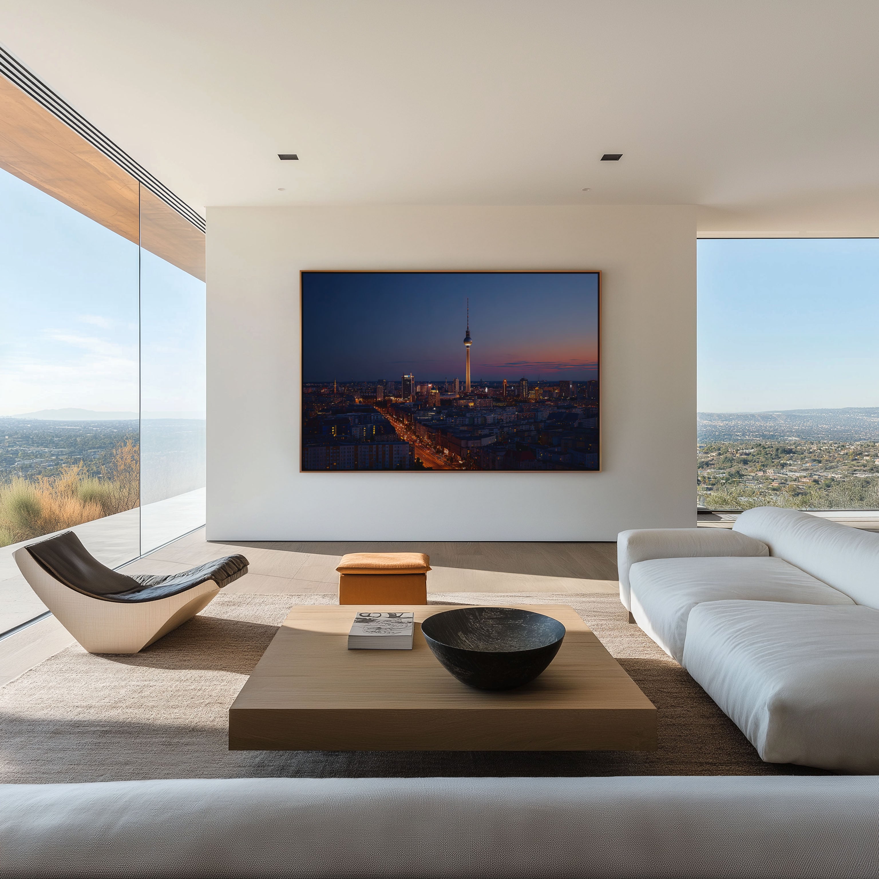 Berlin TV Tower Wall Art Print | Fernsehturm Blue Hour Skyline