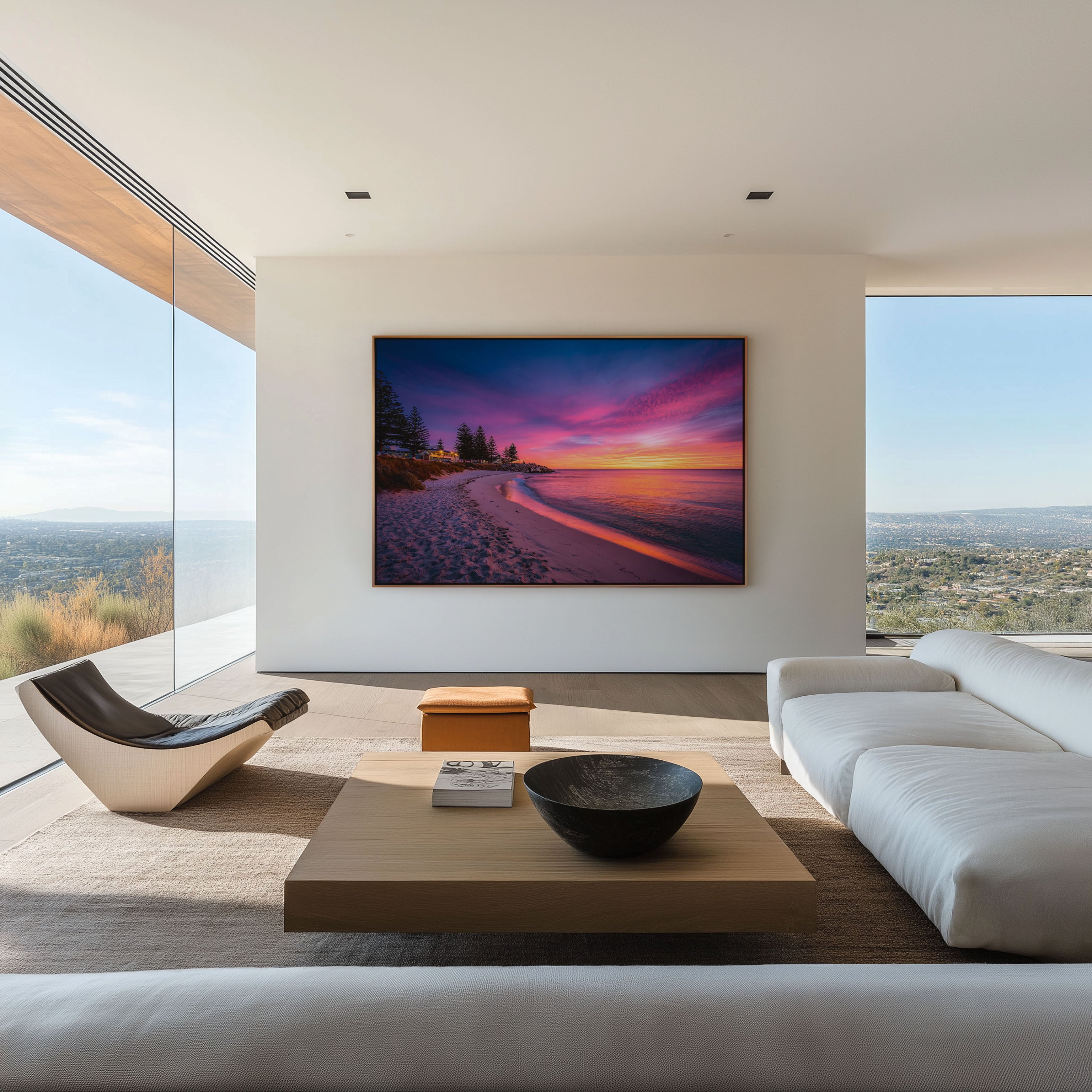 Cottesloe Beach Perth Sunset Wall Art Print | Western Australia Coast