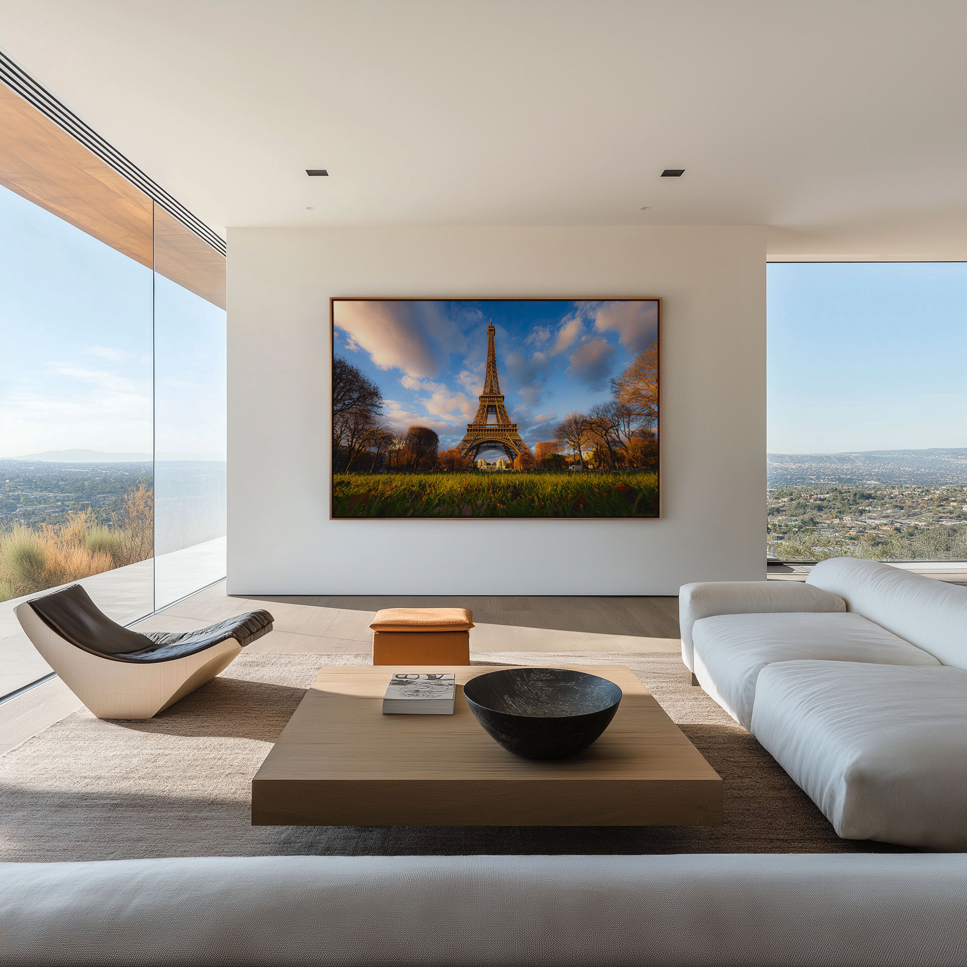 Eiffel Tower Golden Hour Print – Paris Wall Art