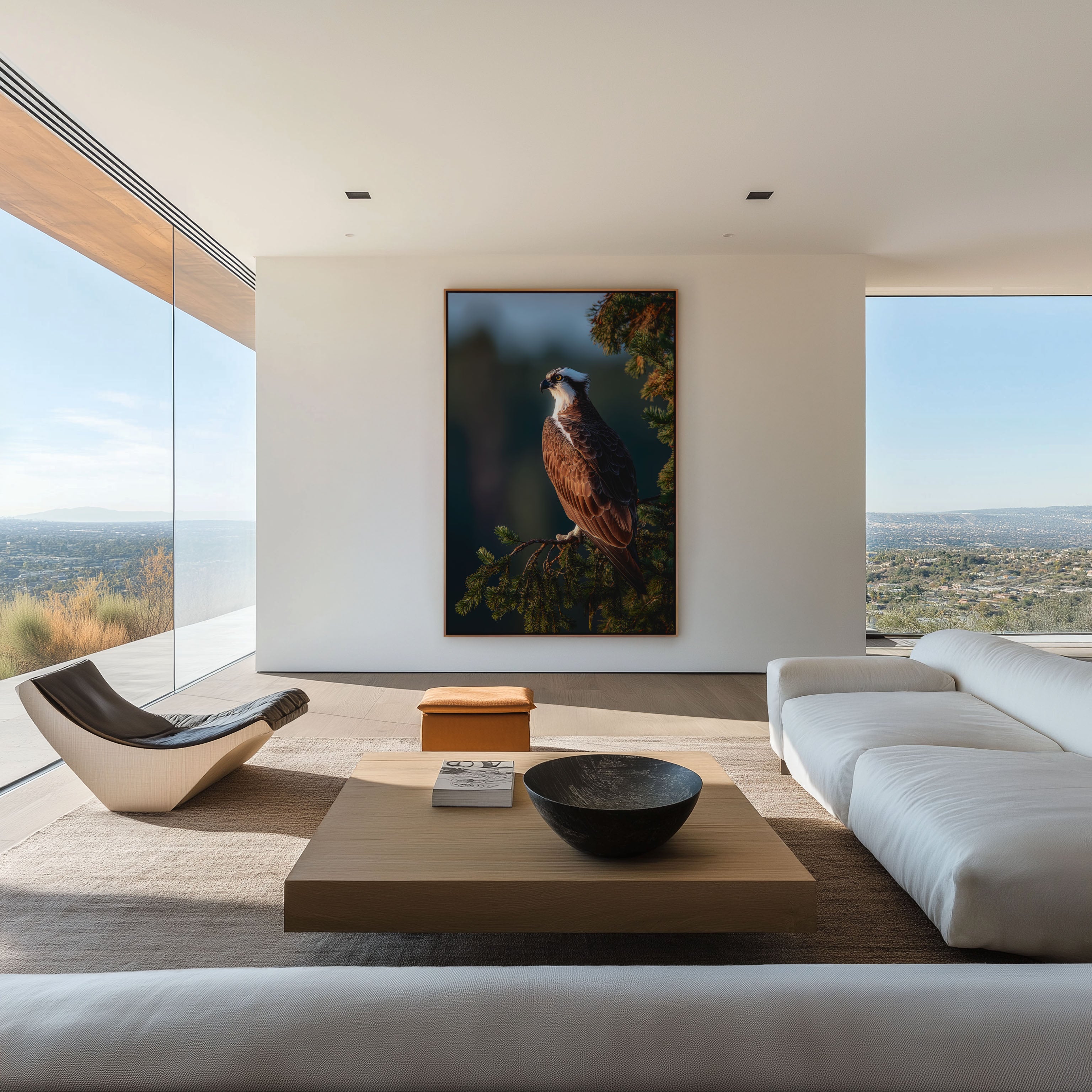 Osprey Wall Art Print – Elegant Bird of Prey Canvas, Wildlife Nature Decor