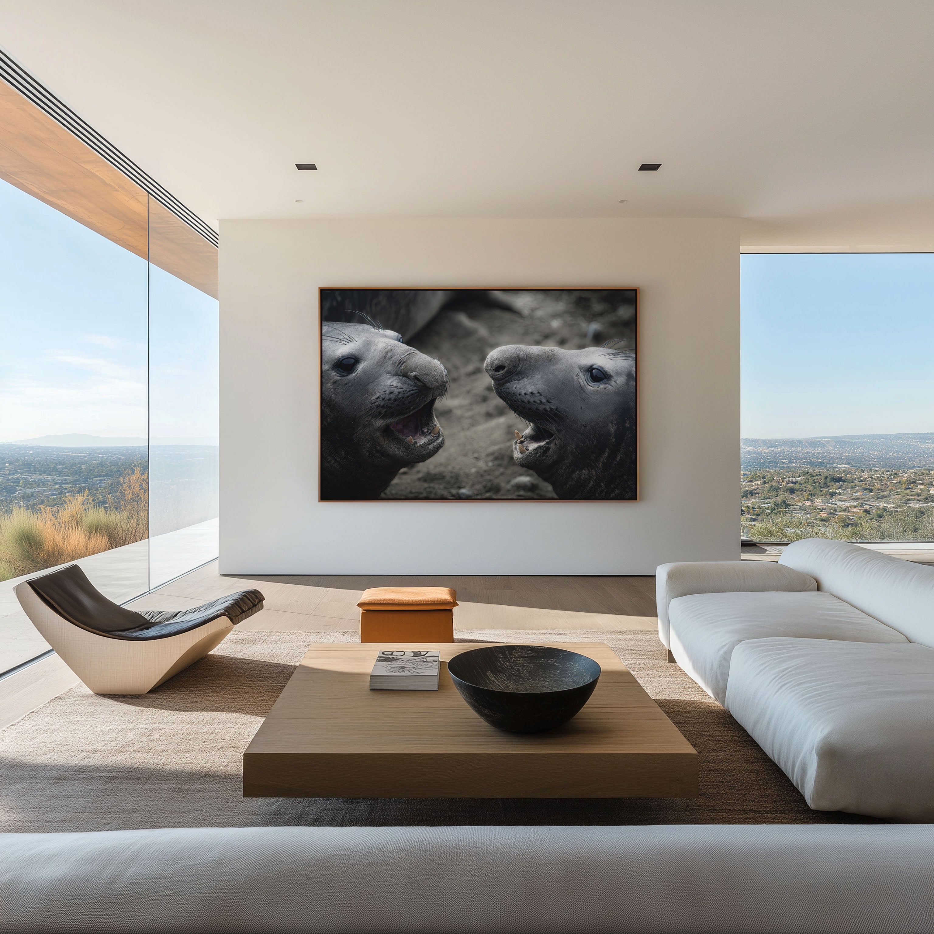 Elephant Seal Wall Art – Coastal Wildlife Photography Print