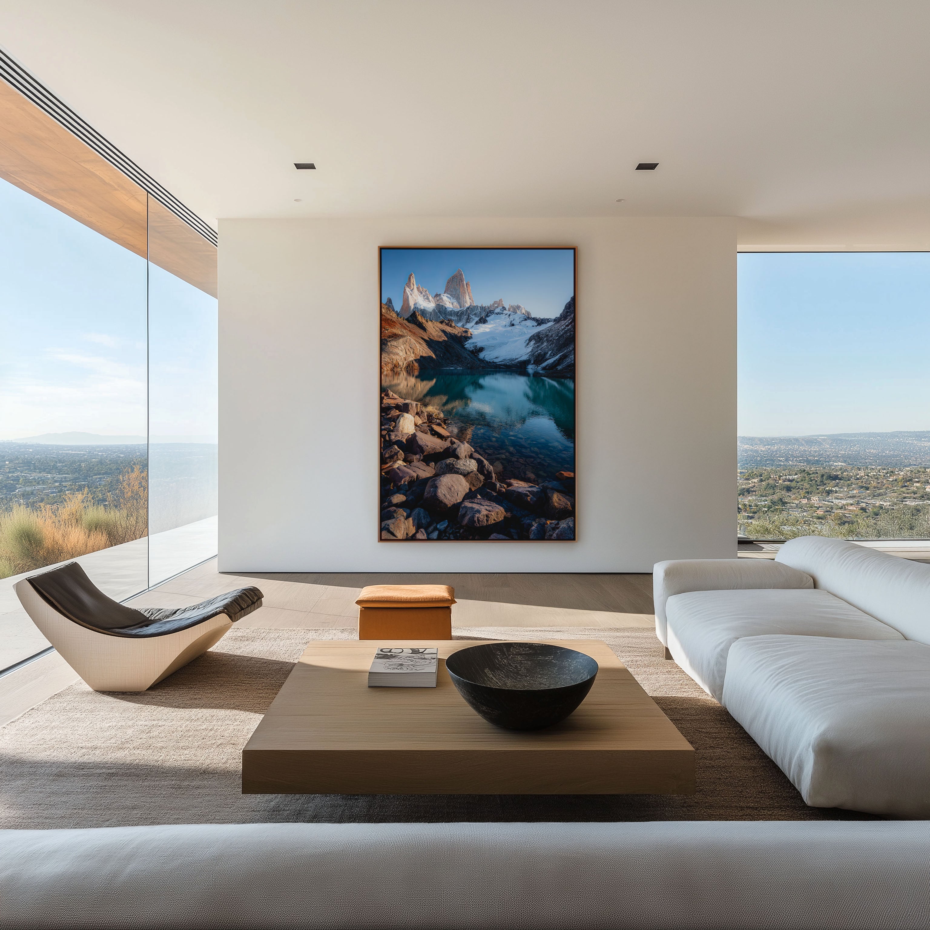 Laguna de los Tres Fitz Roy Wall Art Print | Patagonia Argentina Lake Photography | El Chaltén Glacier Reflection Poster