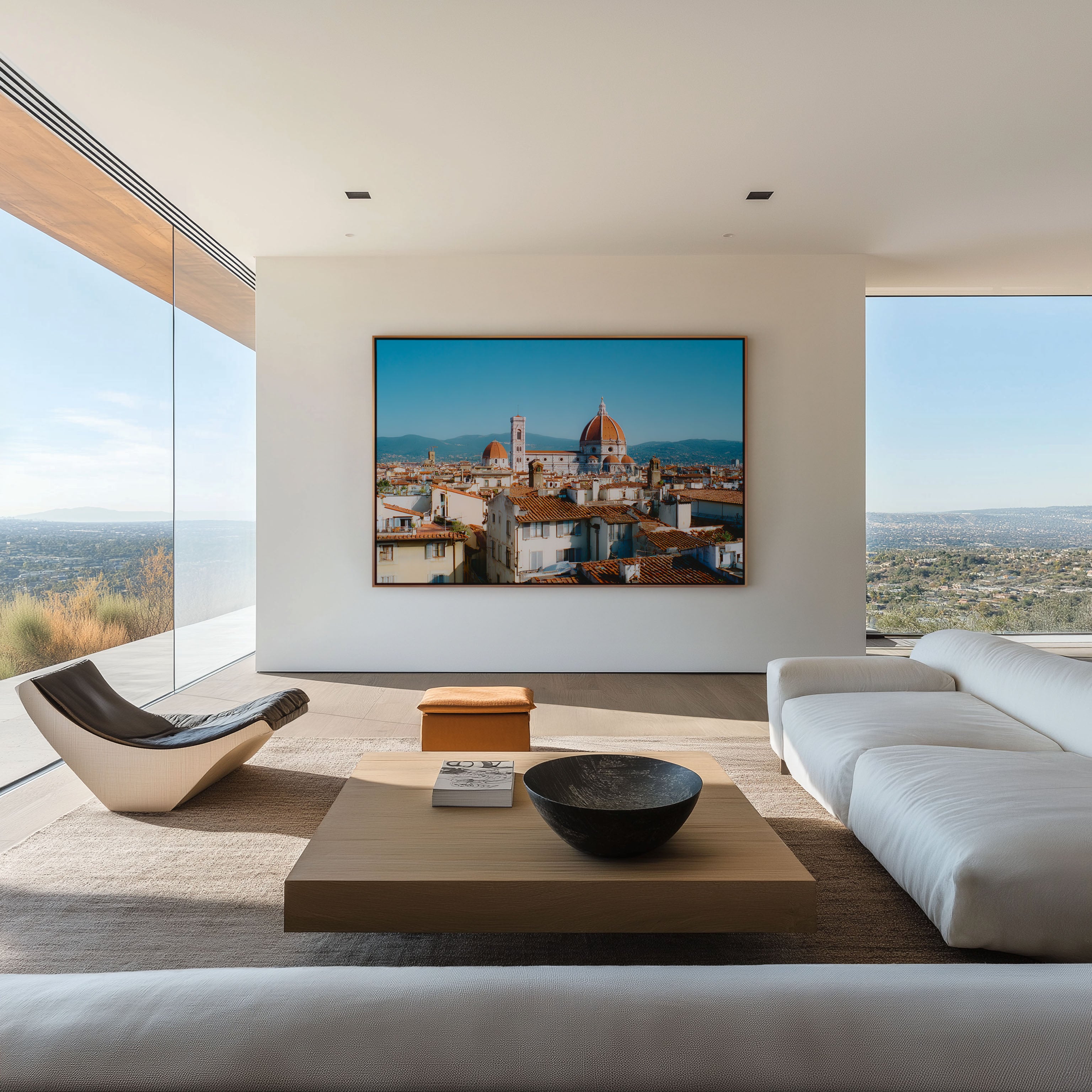 Florence Cathedral Duomo Wall Art – Tuscany Italy Historic City Skyline