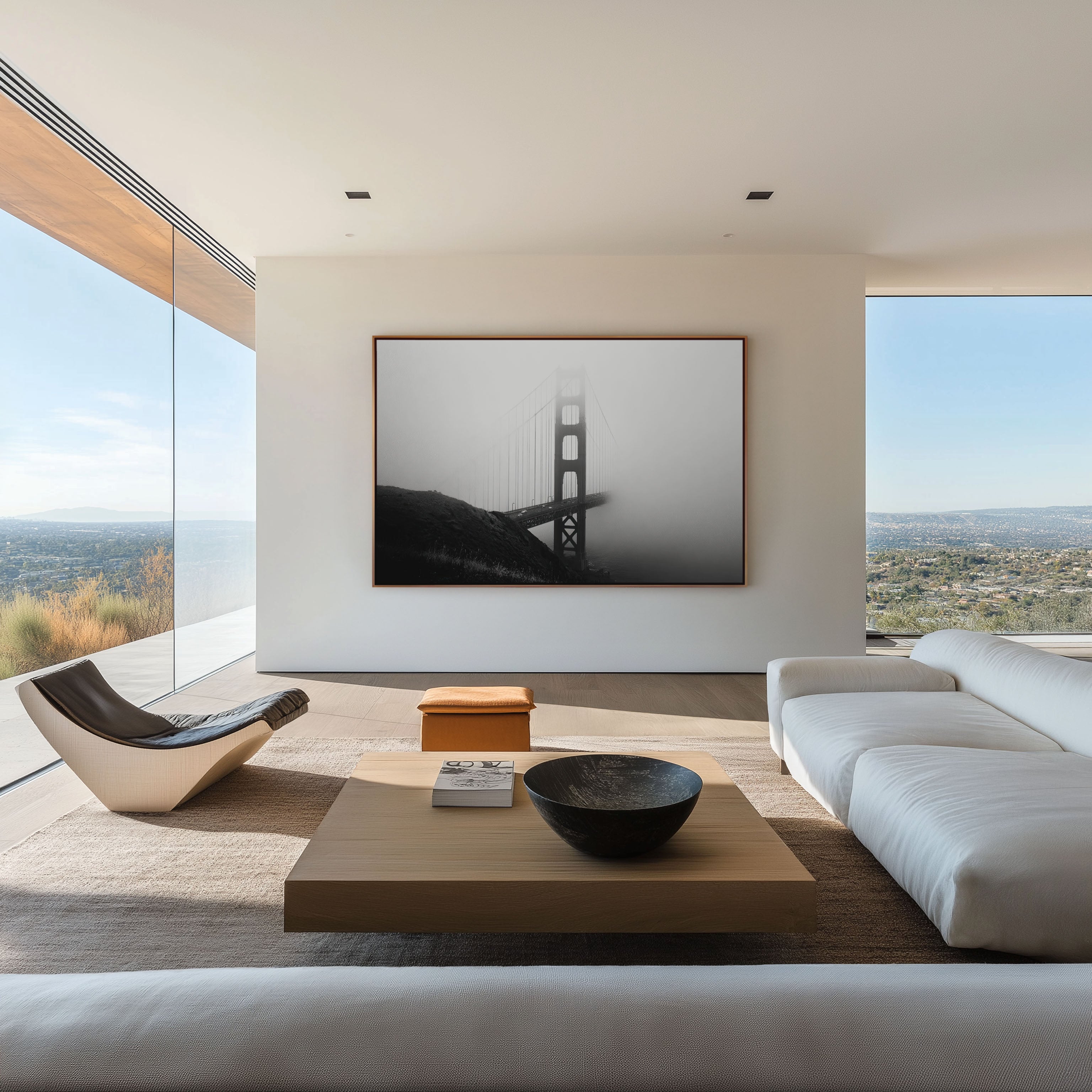 Golden Gate Bridge Fog Wall Art