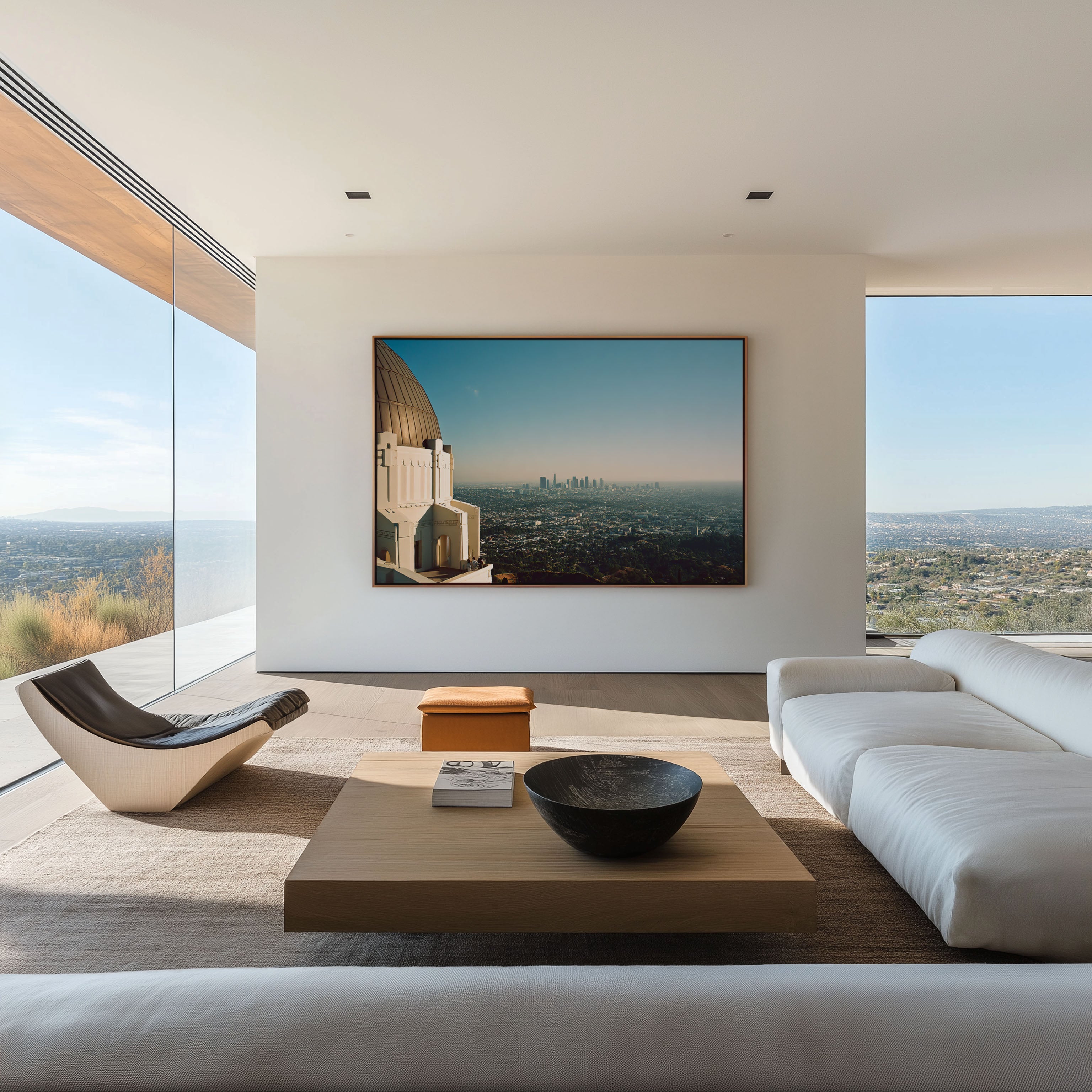 Griffith Observatory LA Skyline Wall Art