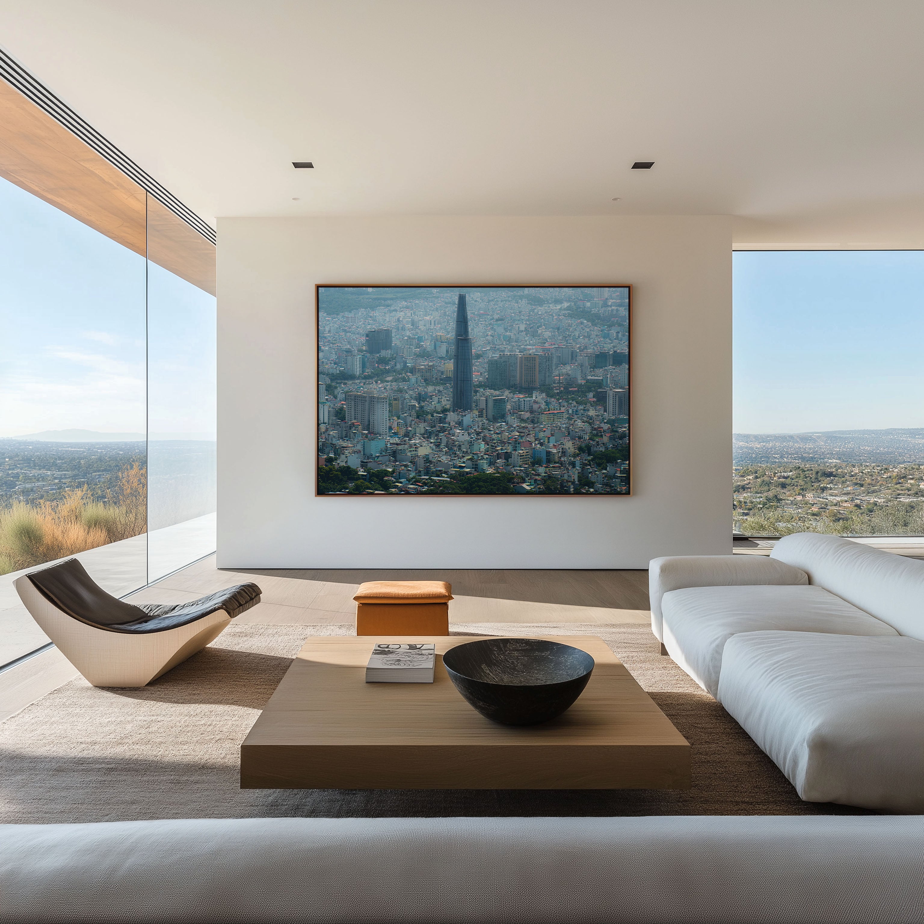 Ho Chi Minh City Skyline Wall Art | Saigon Bitexco Tower Print