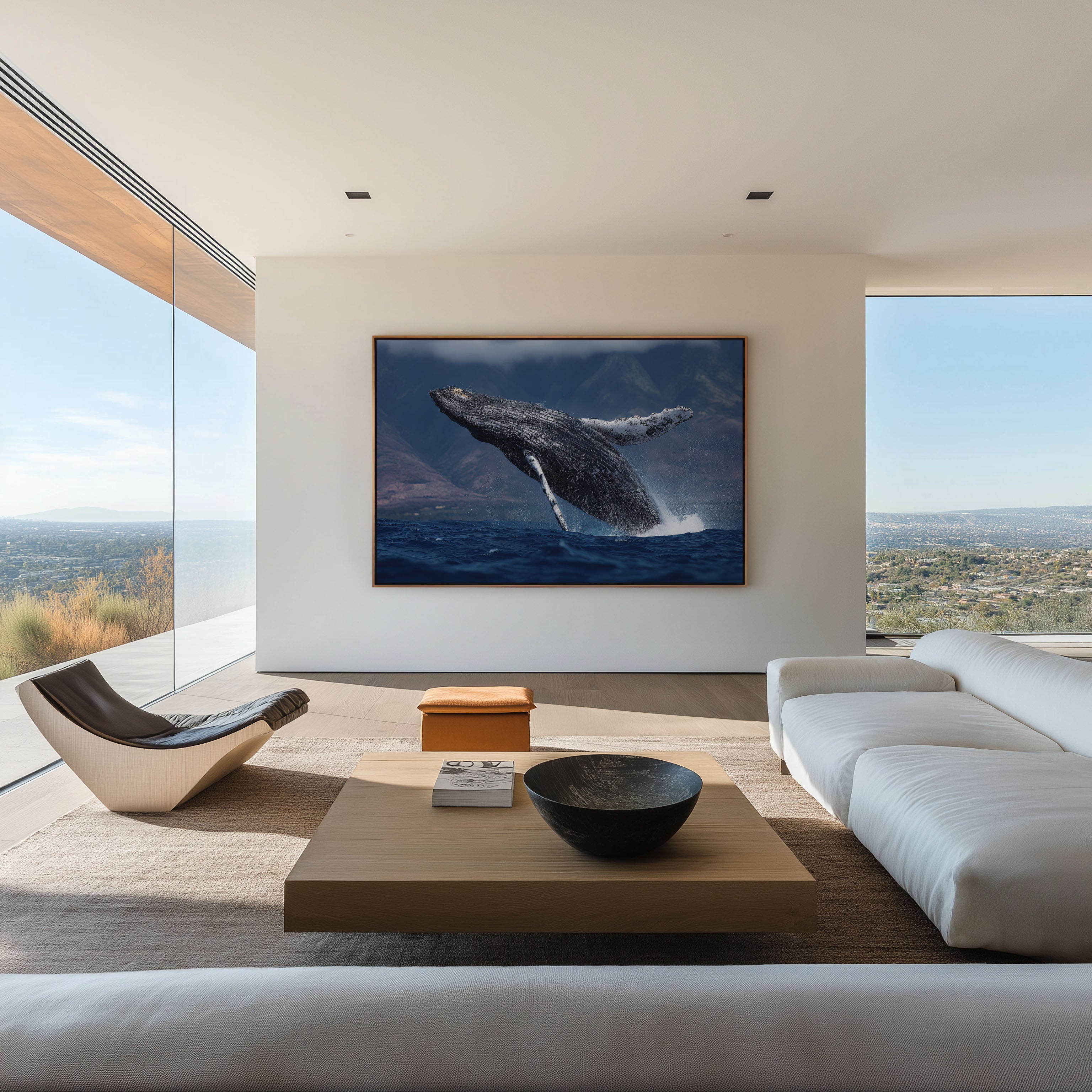 Humpback Whale Wall Art – Ocean Wildlife Photography Print