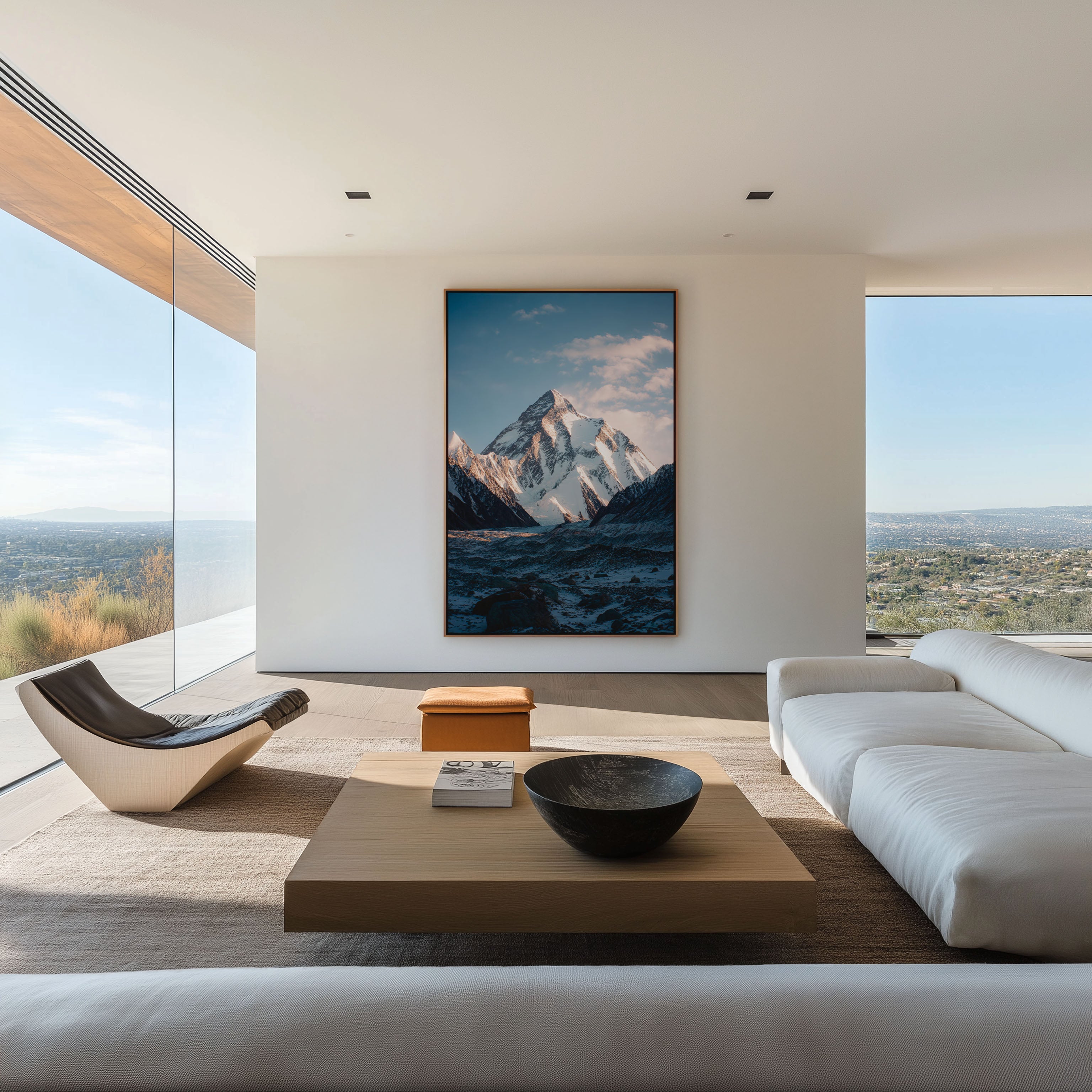 K2 Mountain Wall Art Print | Pakistan Karakoram Photography | World's Second Highest Peak Landscape Poster | Himalayan Nature Print | Alpine Adventure Home Decor