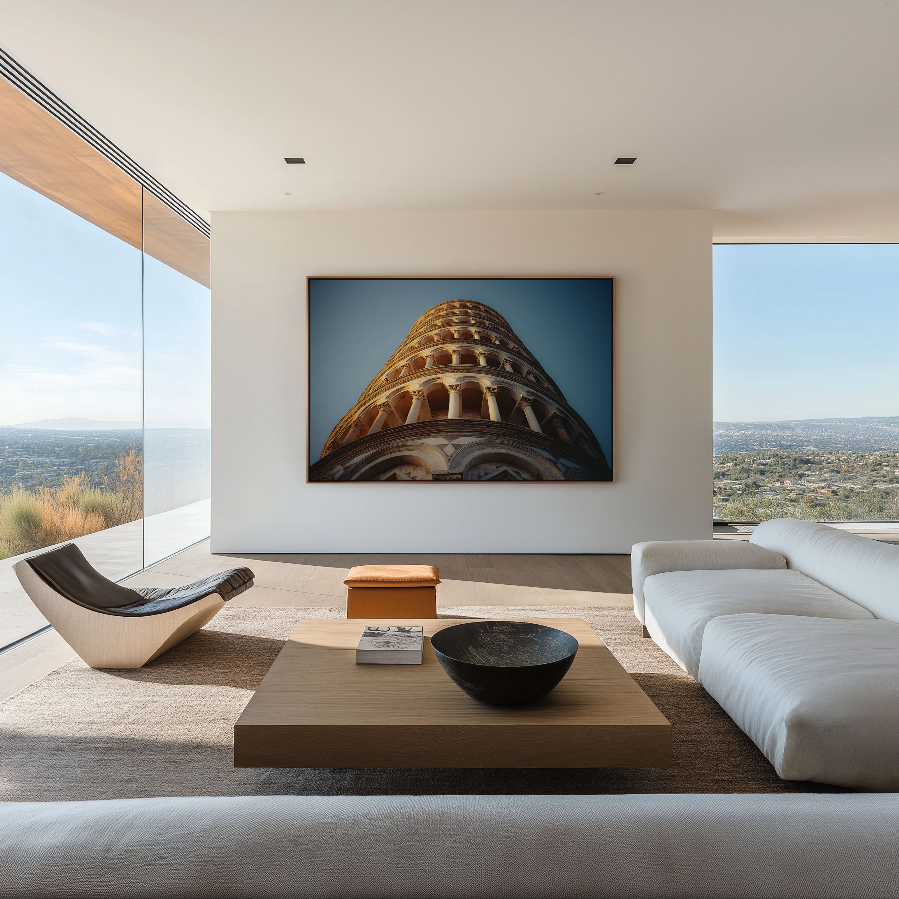 Leaning Tower of Pisa Wall Art – Iconic Italy Historic Architecture