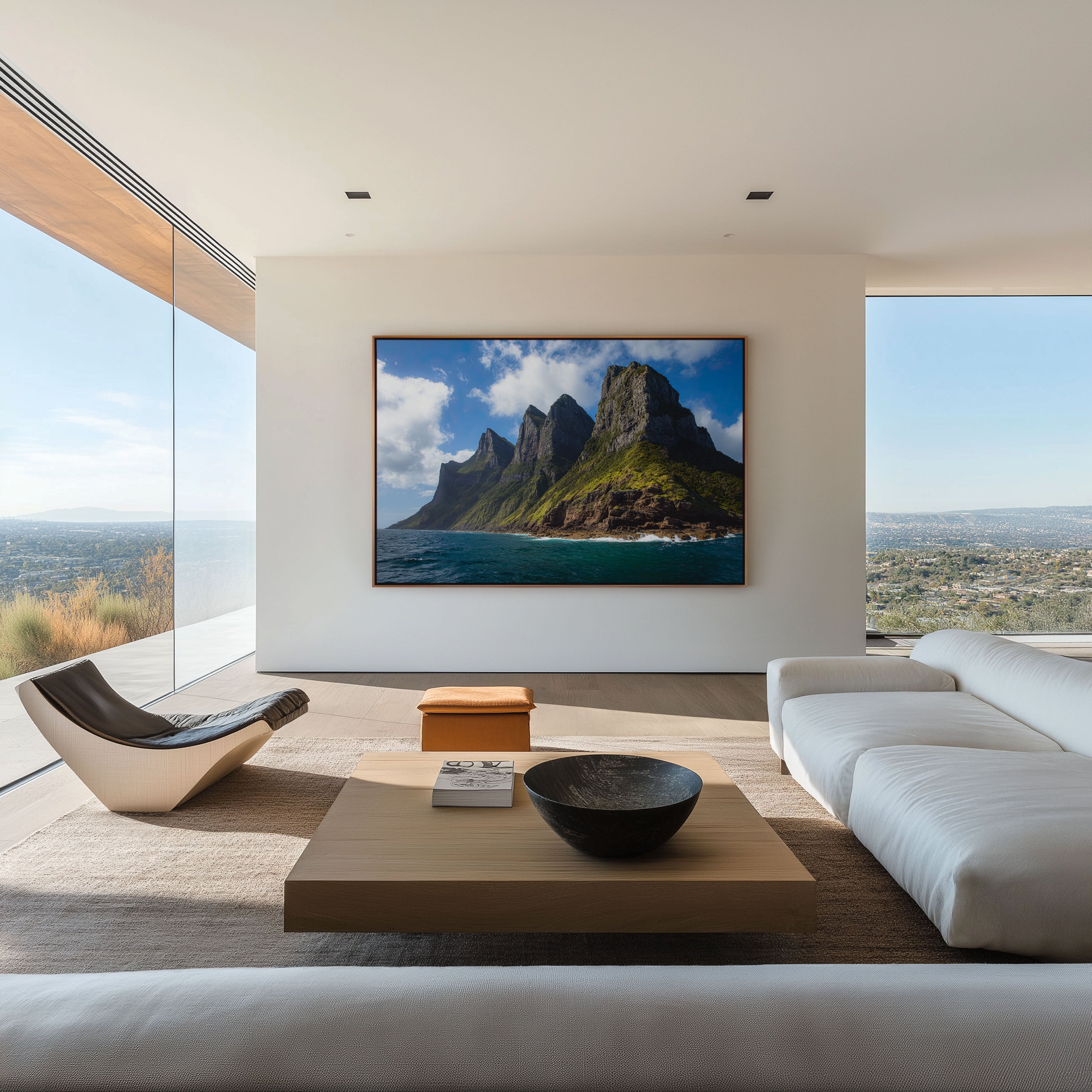 Lord Howe Island Mountain Wall Art Print | Australian Coastal Landscape