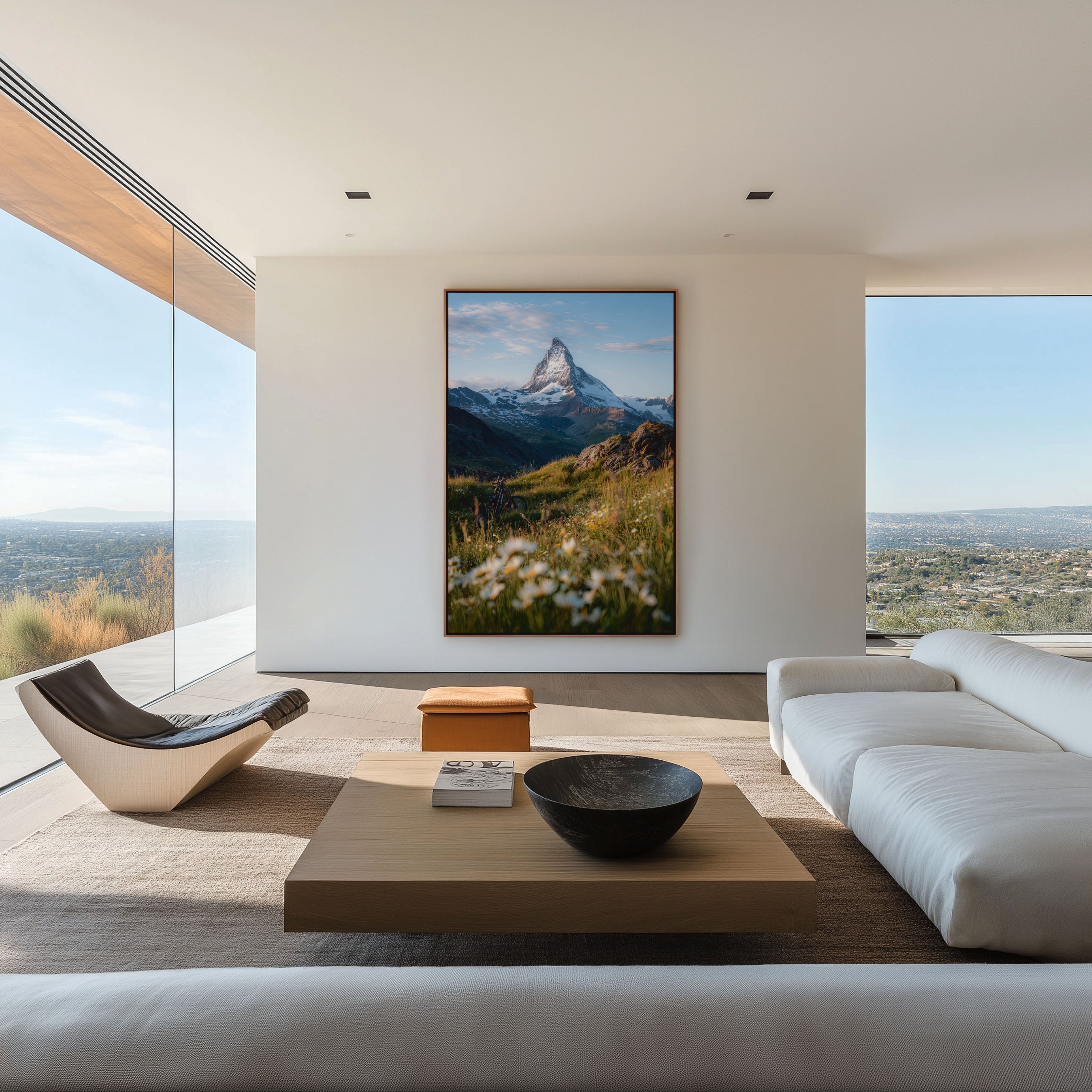 Matterhorn Switzerland Print | Zermatt Alpine Wildflower Wall Art | Swiss Alps Summer Photography