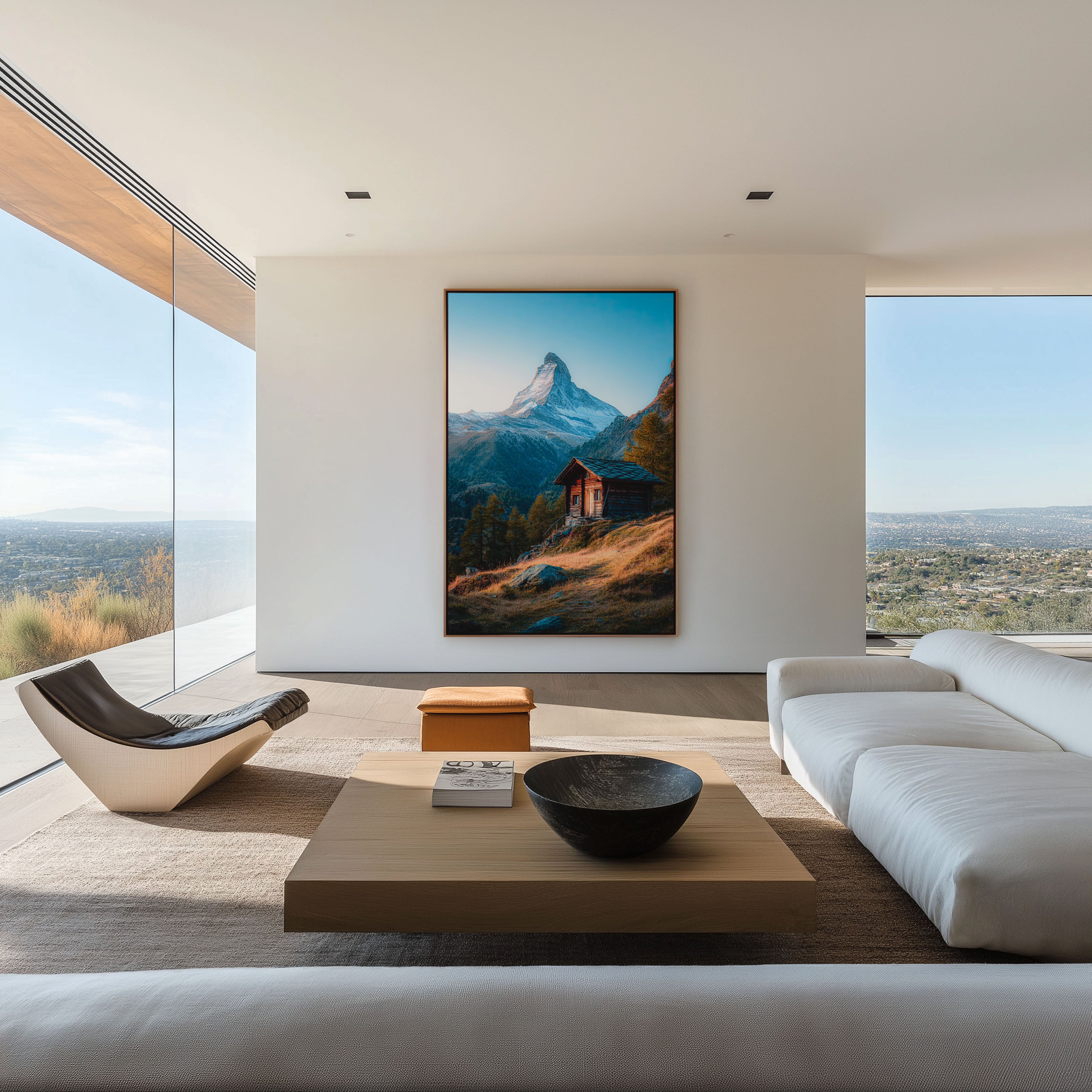 Matterhorn Switzerland Wall Art Print | Alpine Cabin Mountain Photography