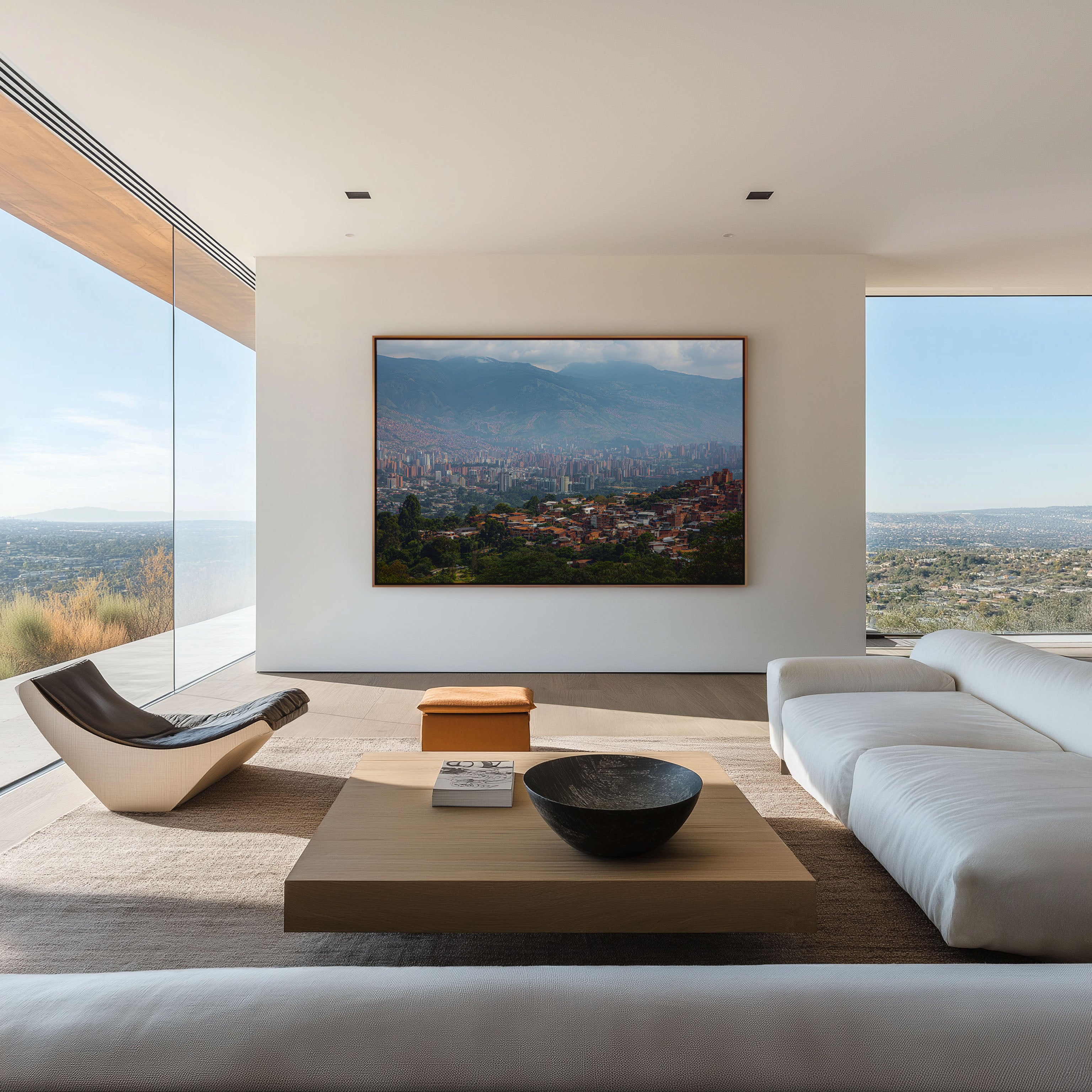 Medellin Colombia Skyline Wall Art Print | Aburrá Valley Cityscape