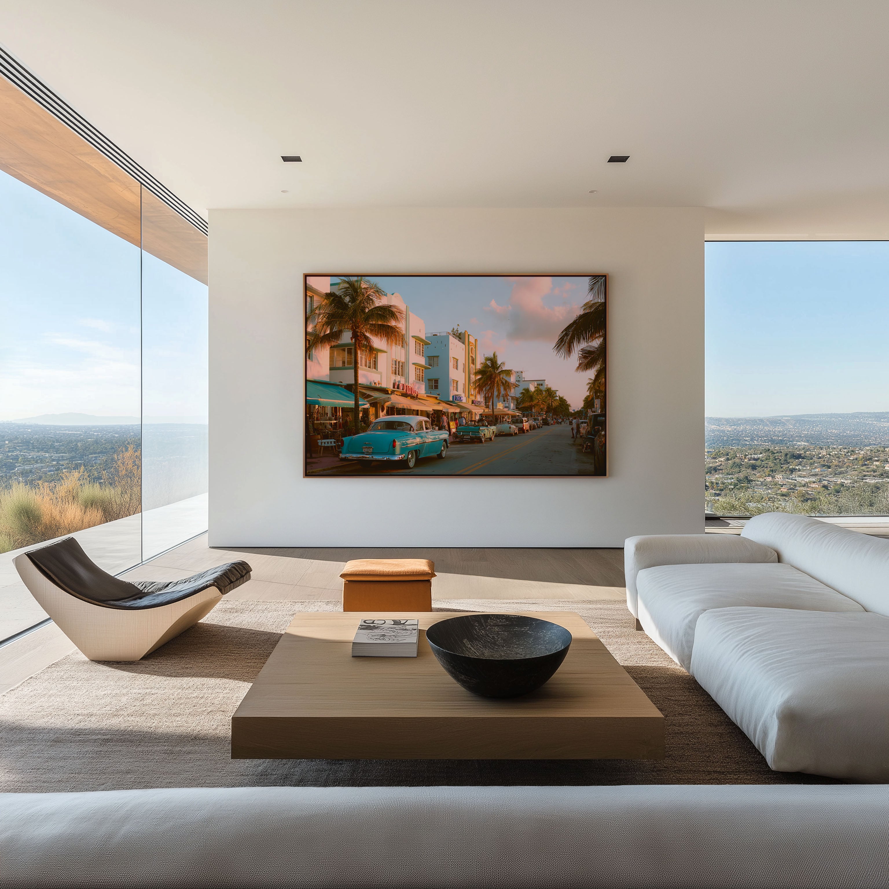 Miami South Beach Pastel Wall Art Print