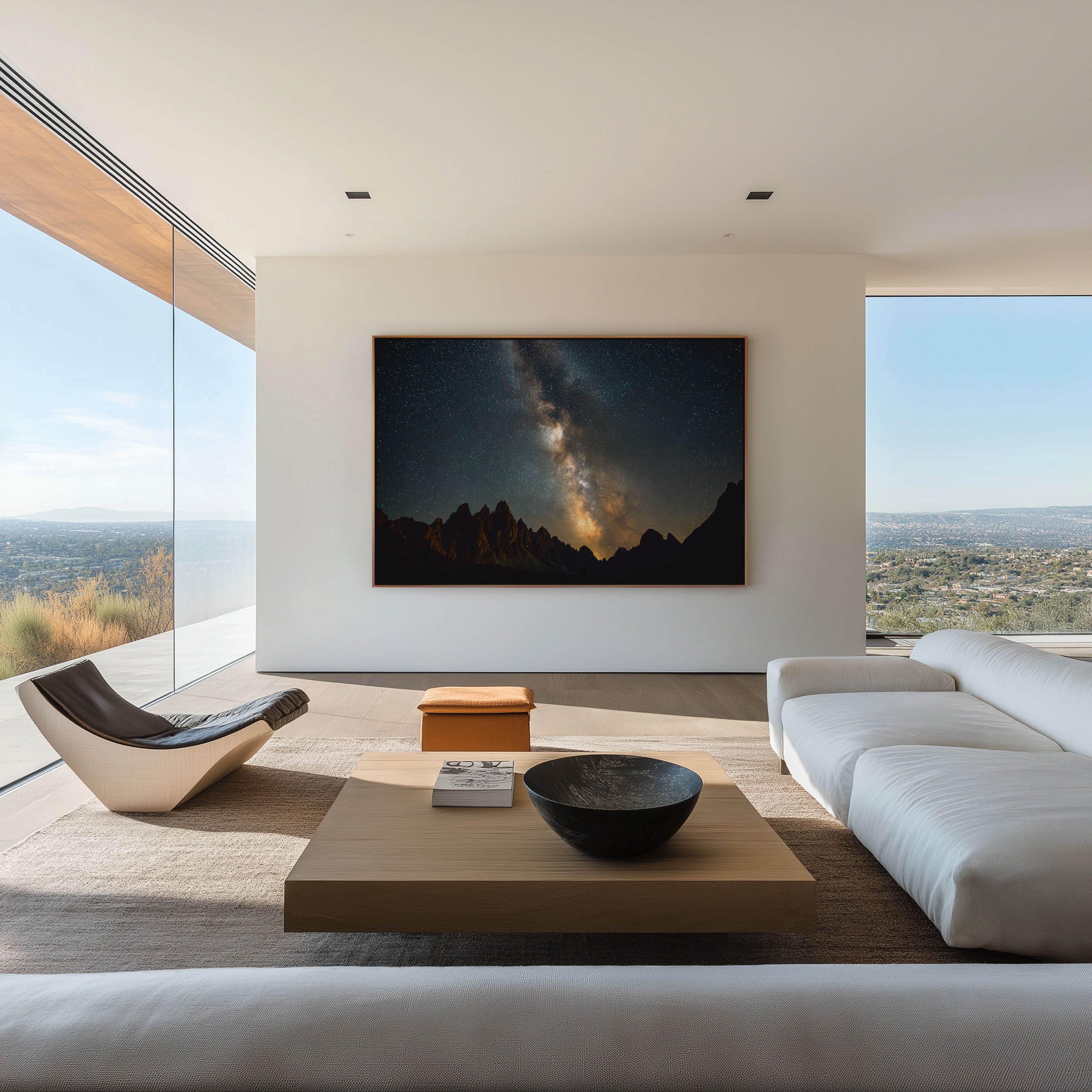 Milky Way Over Dolomite Peaks Wall Art – Alpine Night Sky Landscape