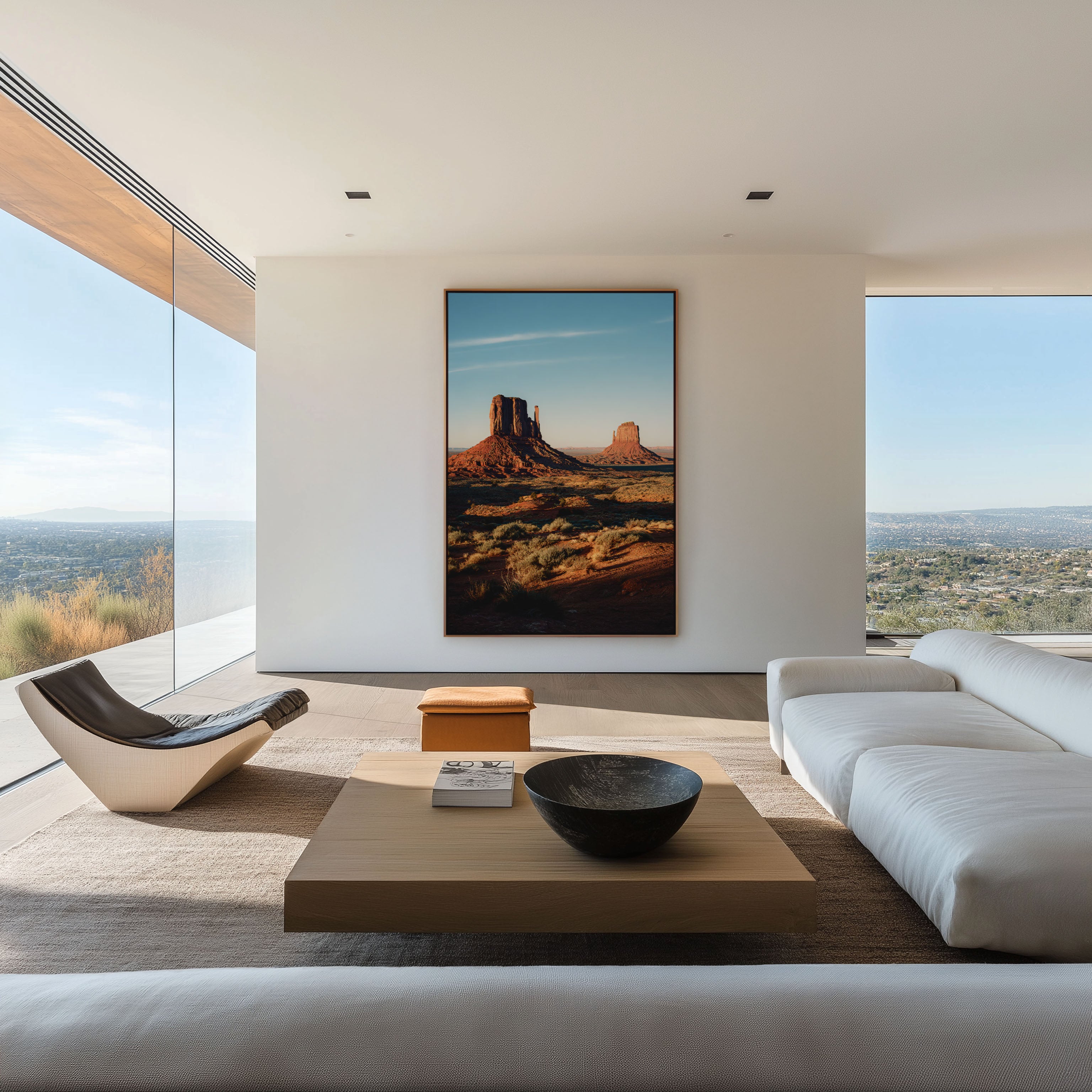 Monument Valley Wall Art Print | The Mittens Arizona Utah Desert Sunset Photography | American Southwest Travel Poster | Western Home Decor