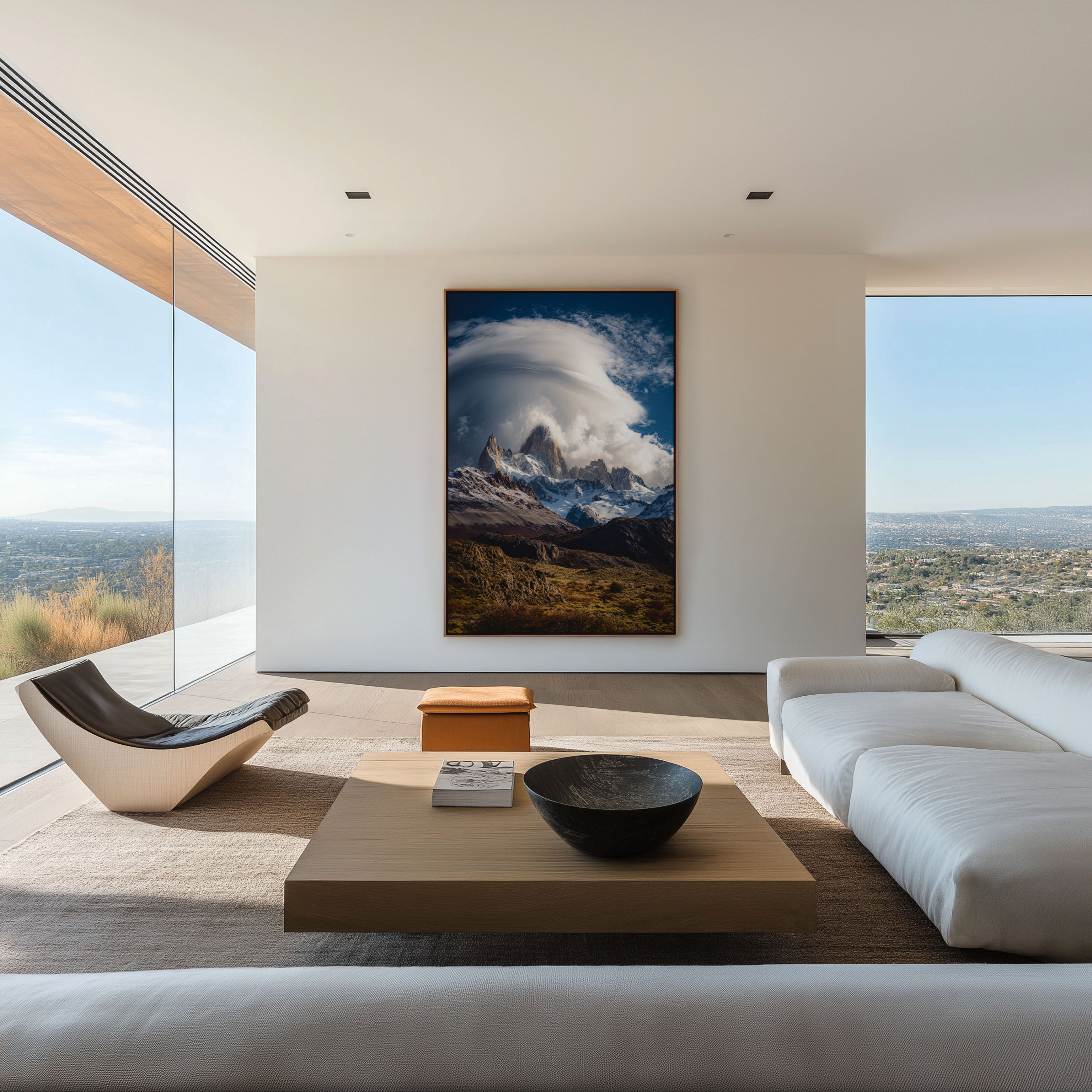 Mount Fitz Roy Lenticular Cloud Print | Patagonia Wall Art | El Chaltén Mountain Landscape Photography Poster