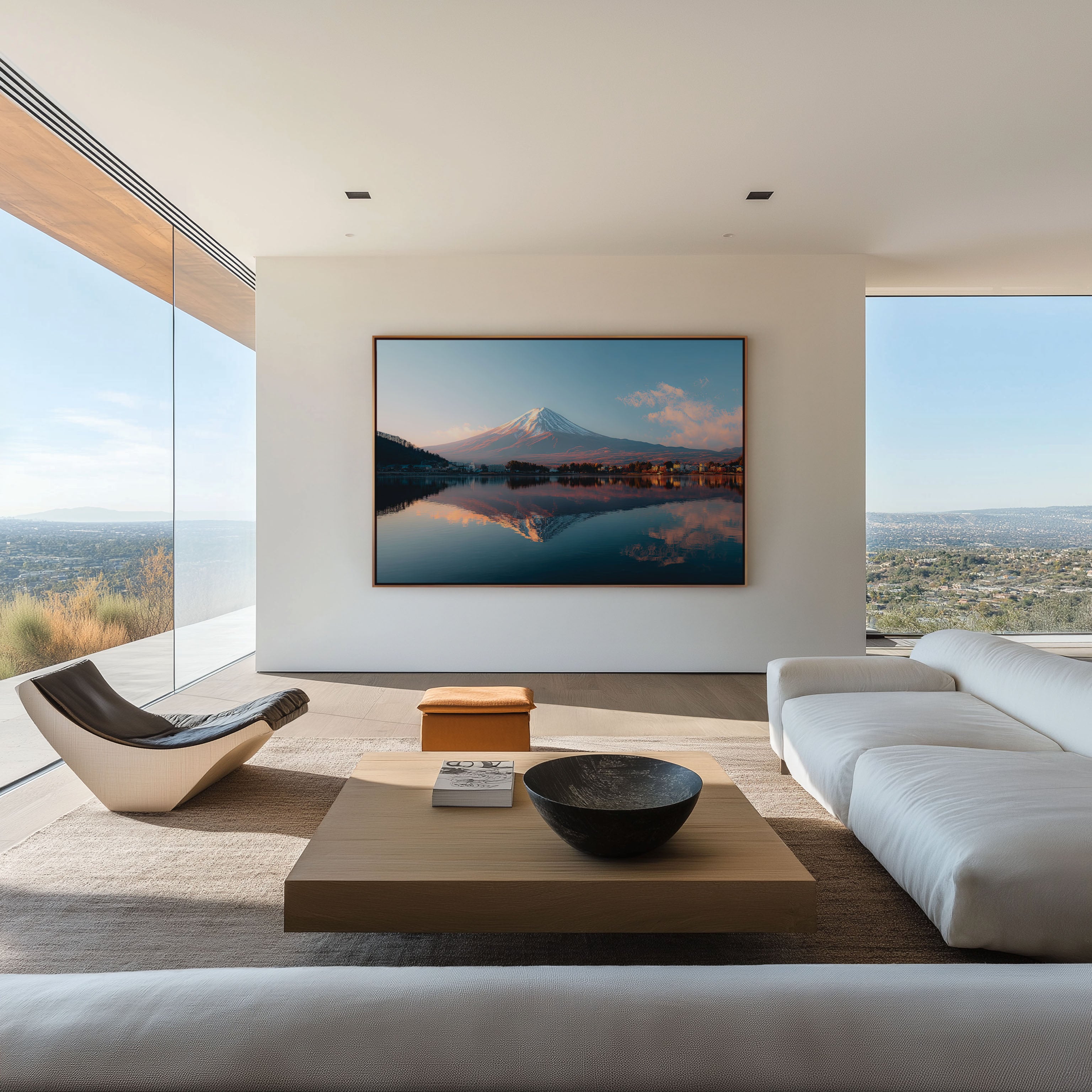 Mount Fuji Lake Kawaguchi Wall Art