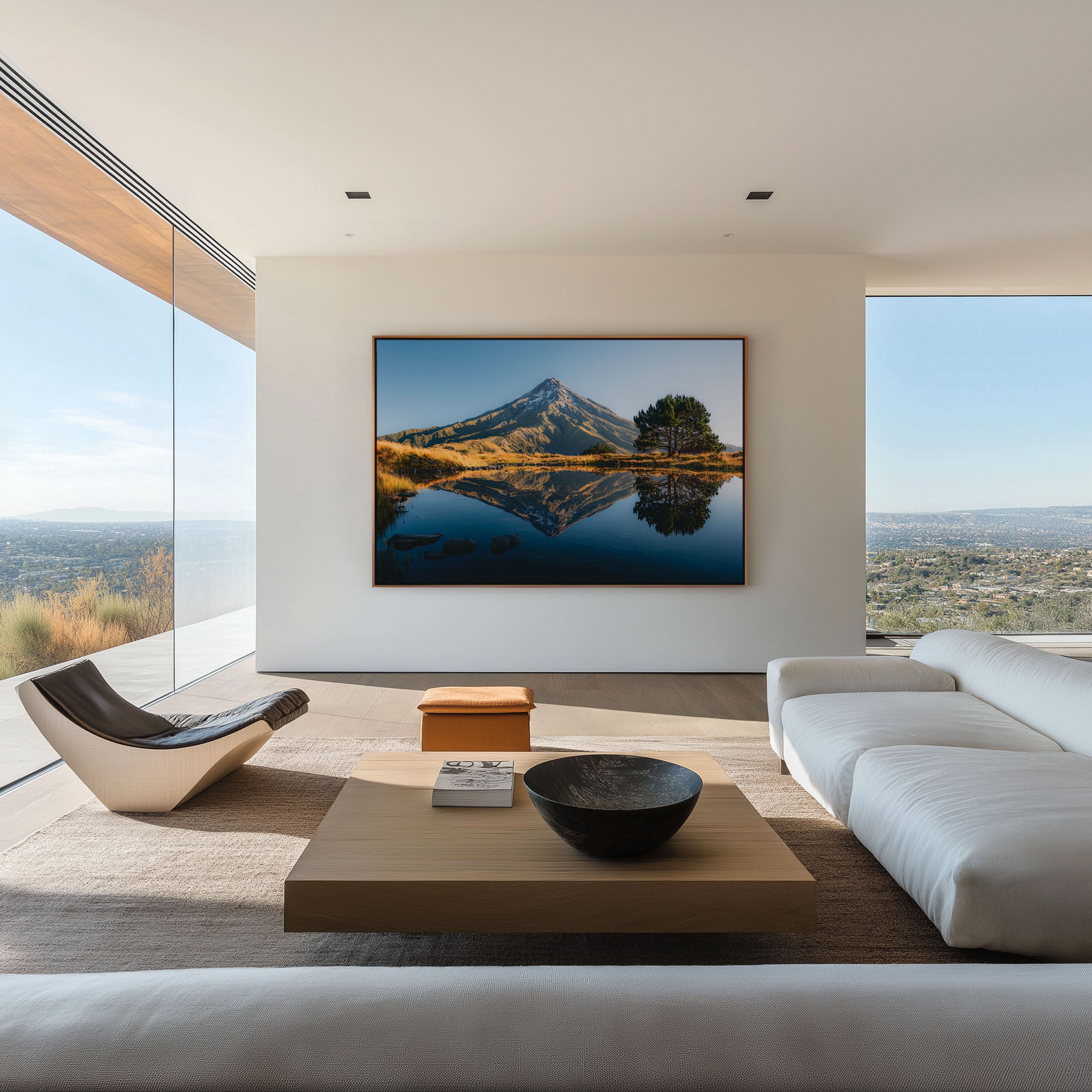 Mount Taranaki Reflection Wall Art Print | New Zealand Landscape