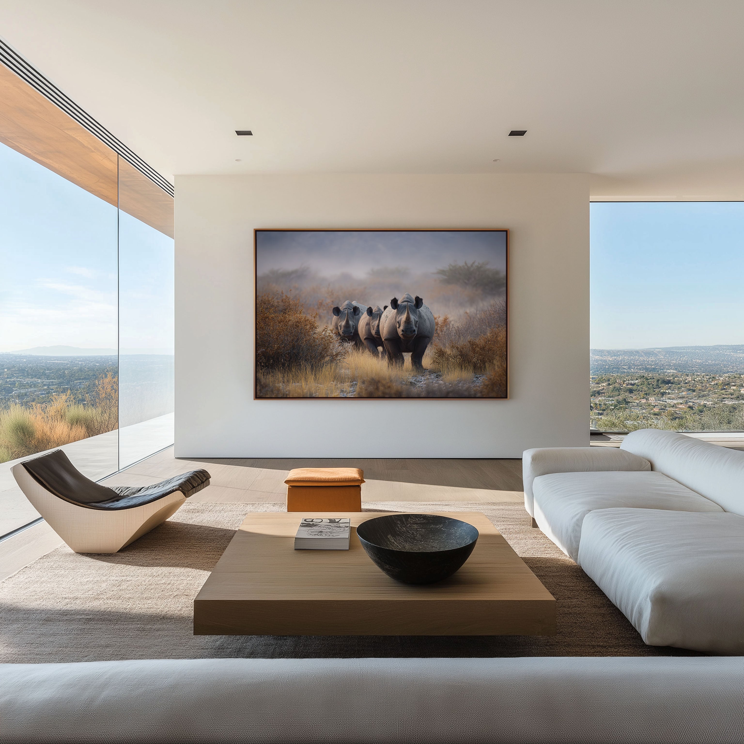 Rhino Wall Art Print