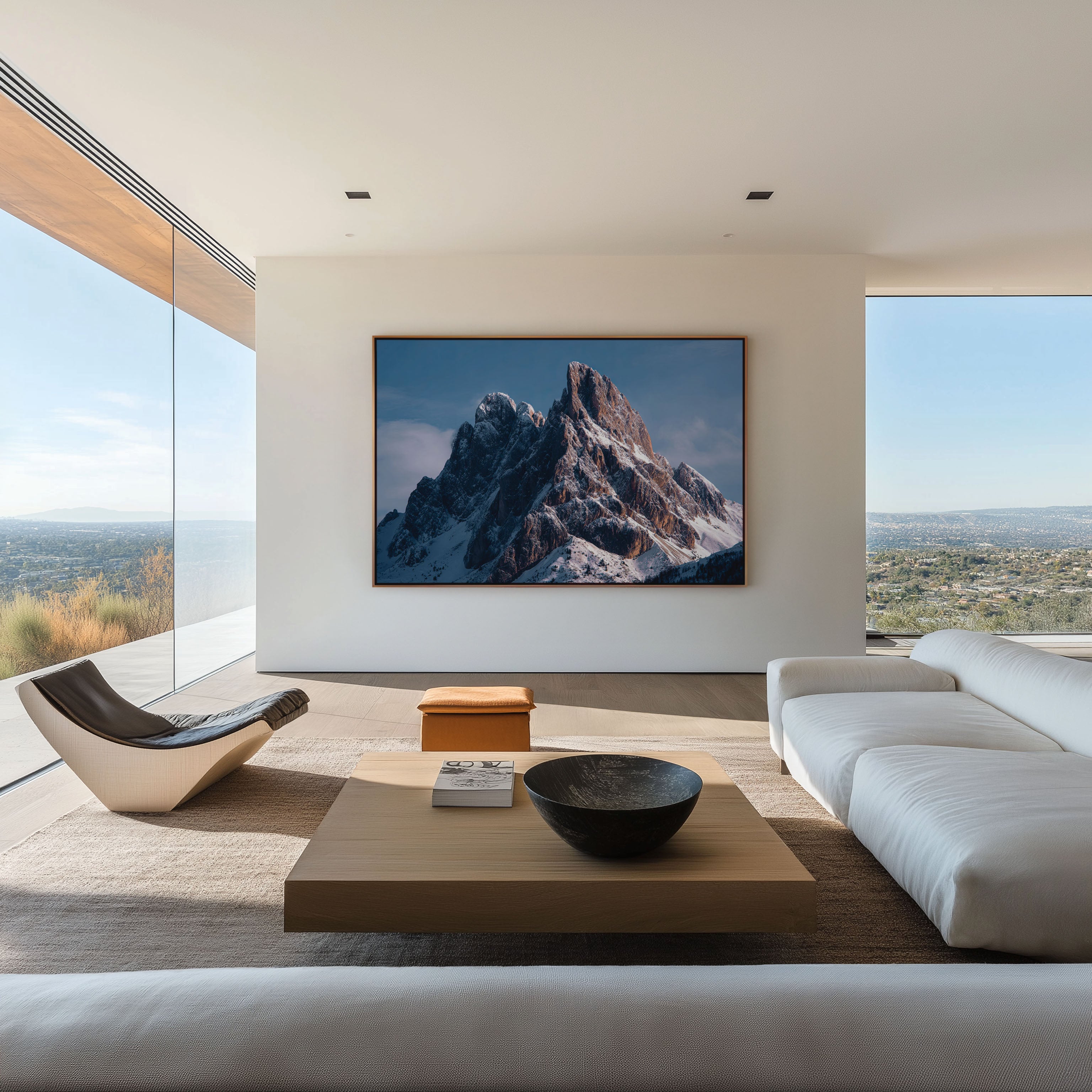 Ra Gusela Peak Dolomites Wall Art – Passo Giau Alpine Mountain Landscape Print
