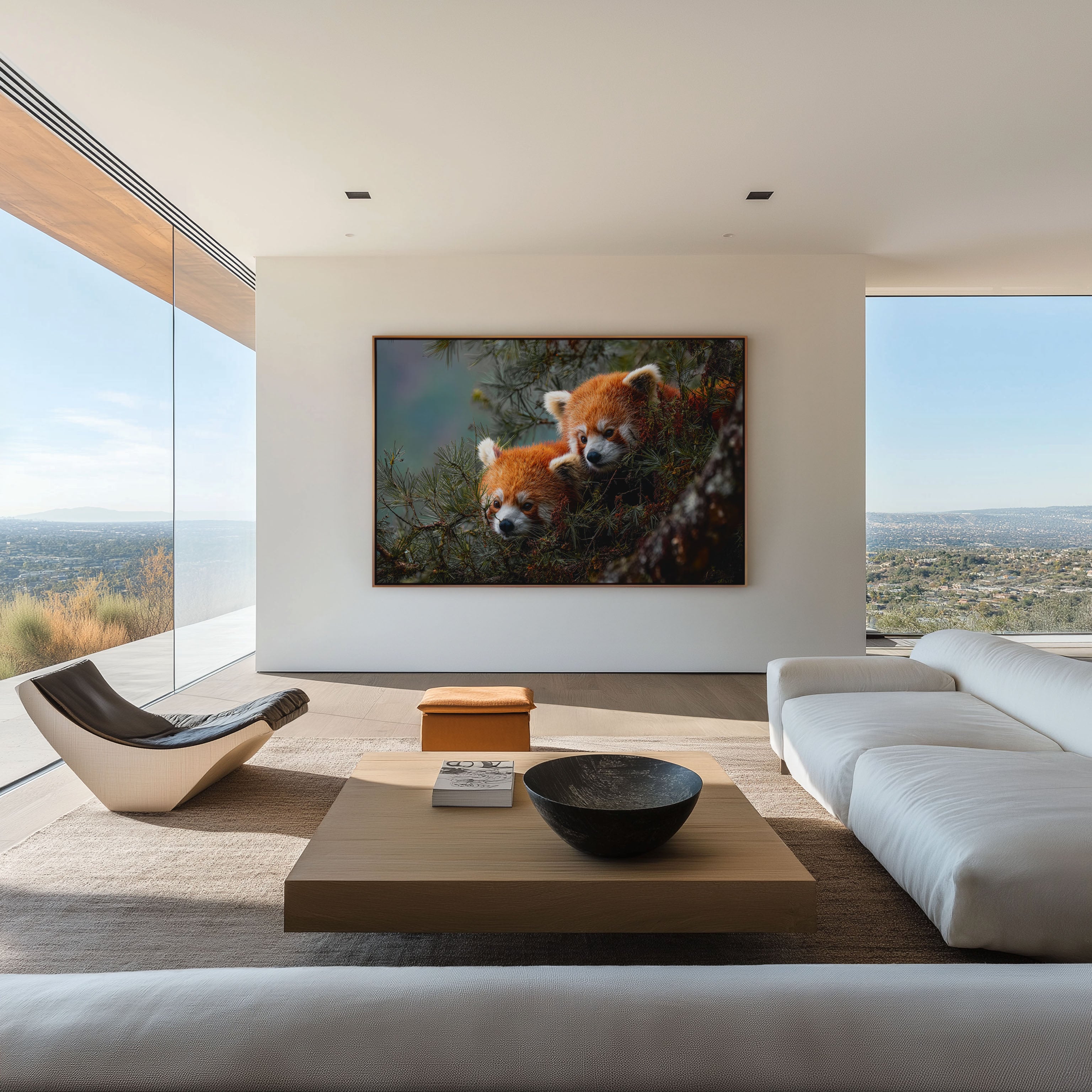 Red Pandas Wall Art Print – Himalayan Wildlife Canvas