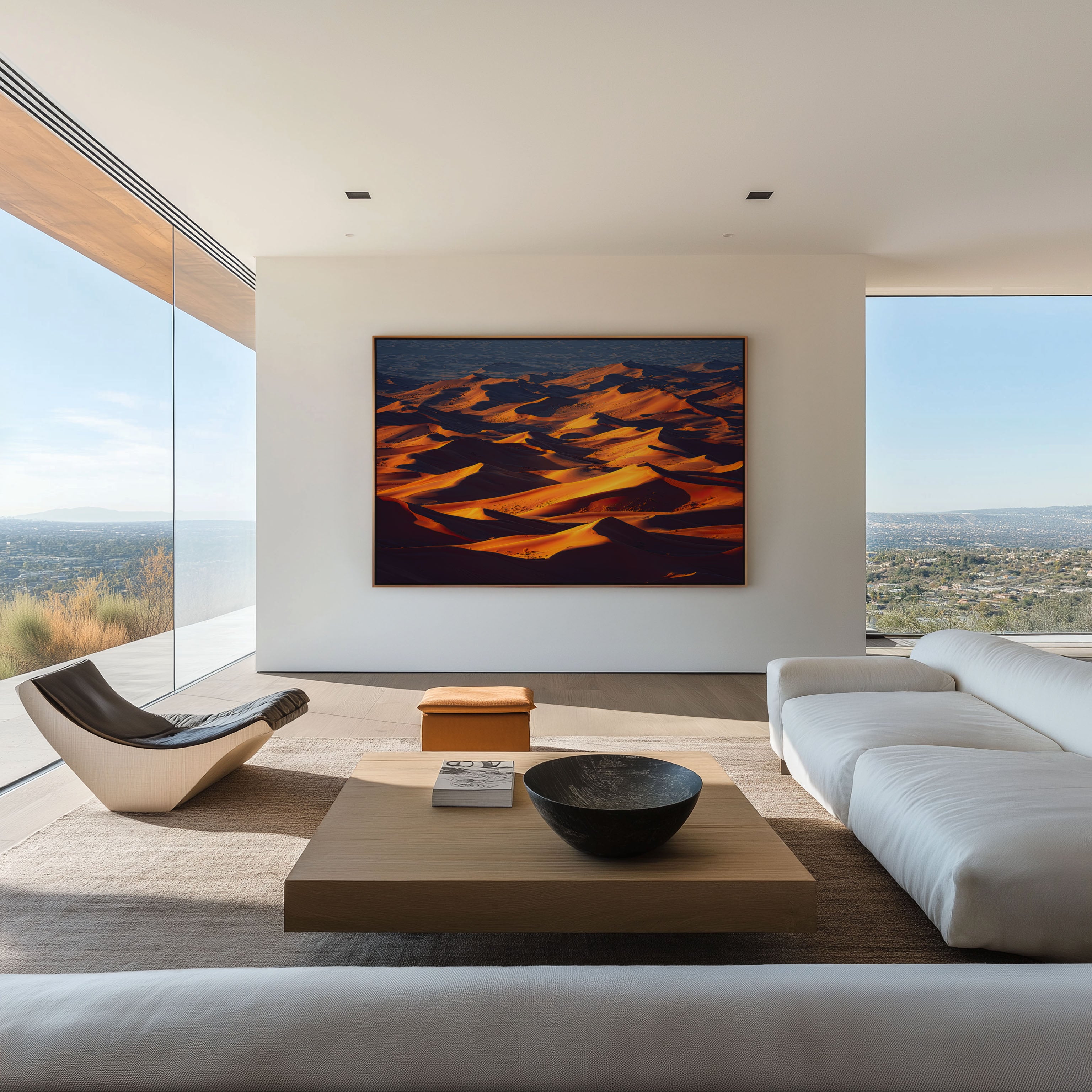 Sahara Desert Sand Waves Wall Art Print | Morocco Golden Sand Dunes Landscape Photography