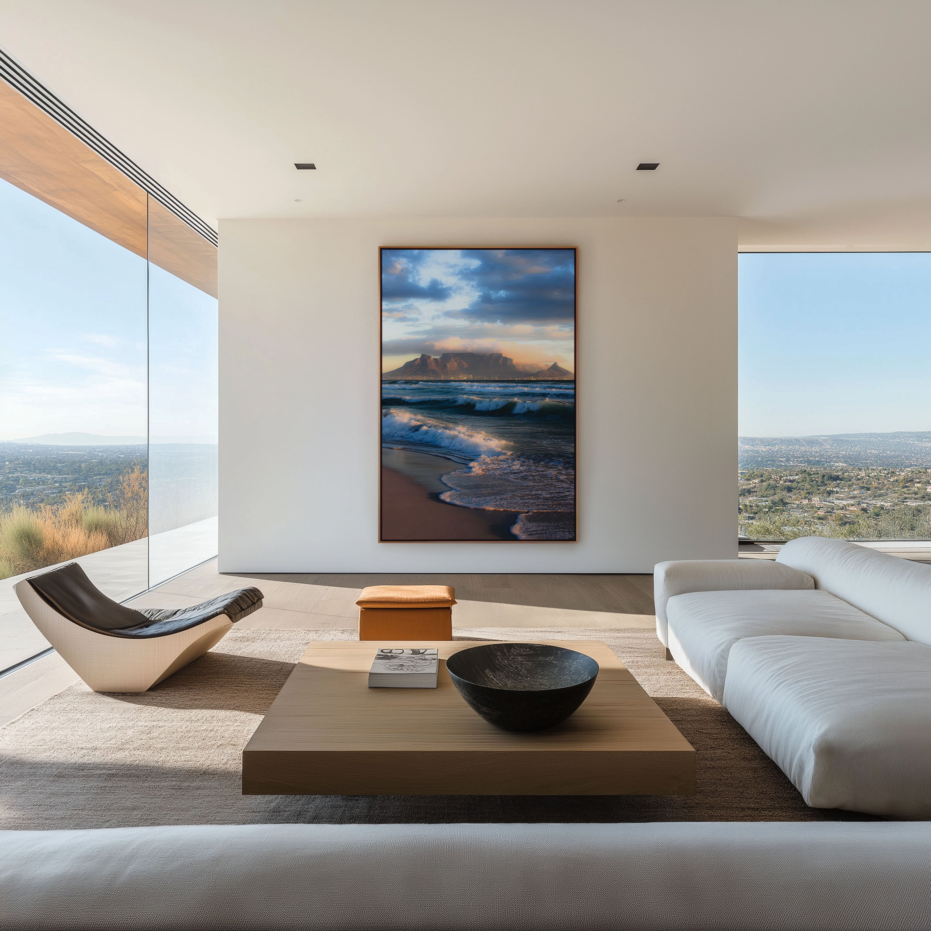 Table Mountain Beach Wall Art Print | Cape Town Coastal Photography