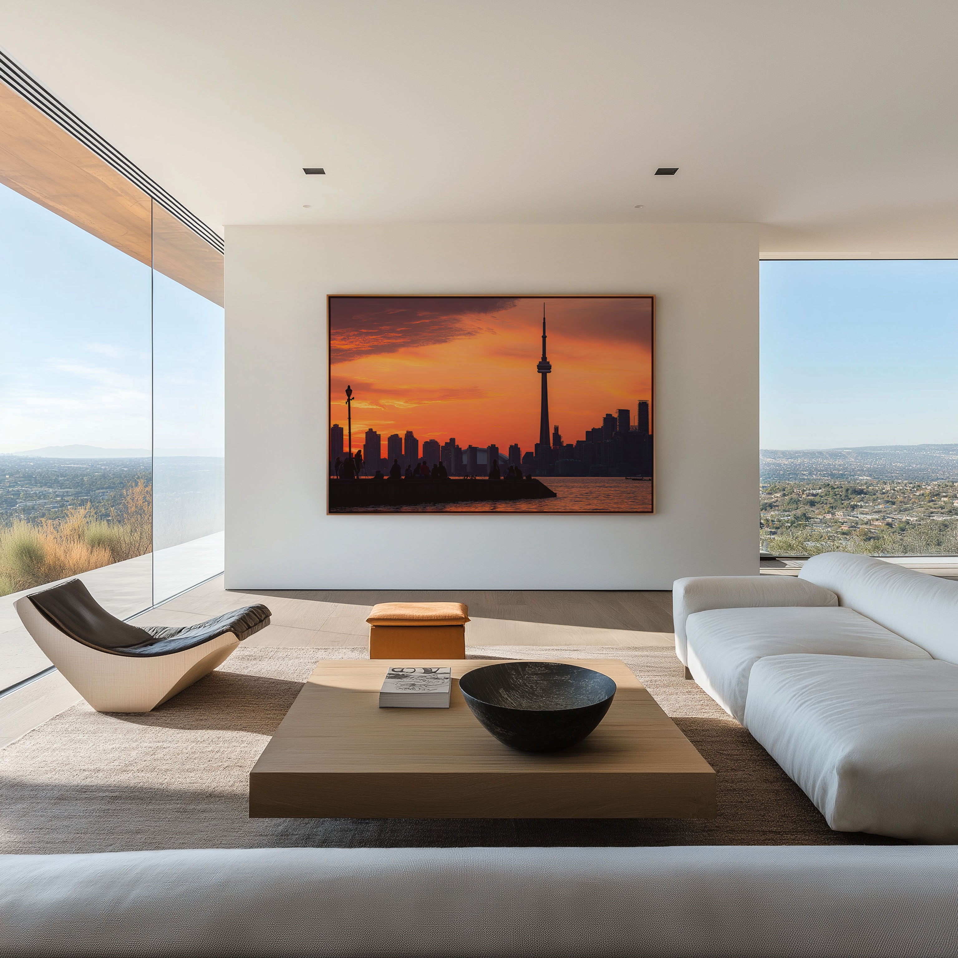 Toronto CN Tower Skyline Print | Lake Ontario Daytime Wall Art (Copy)