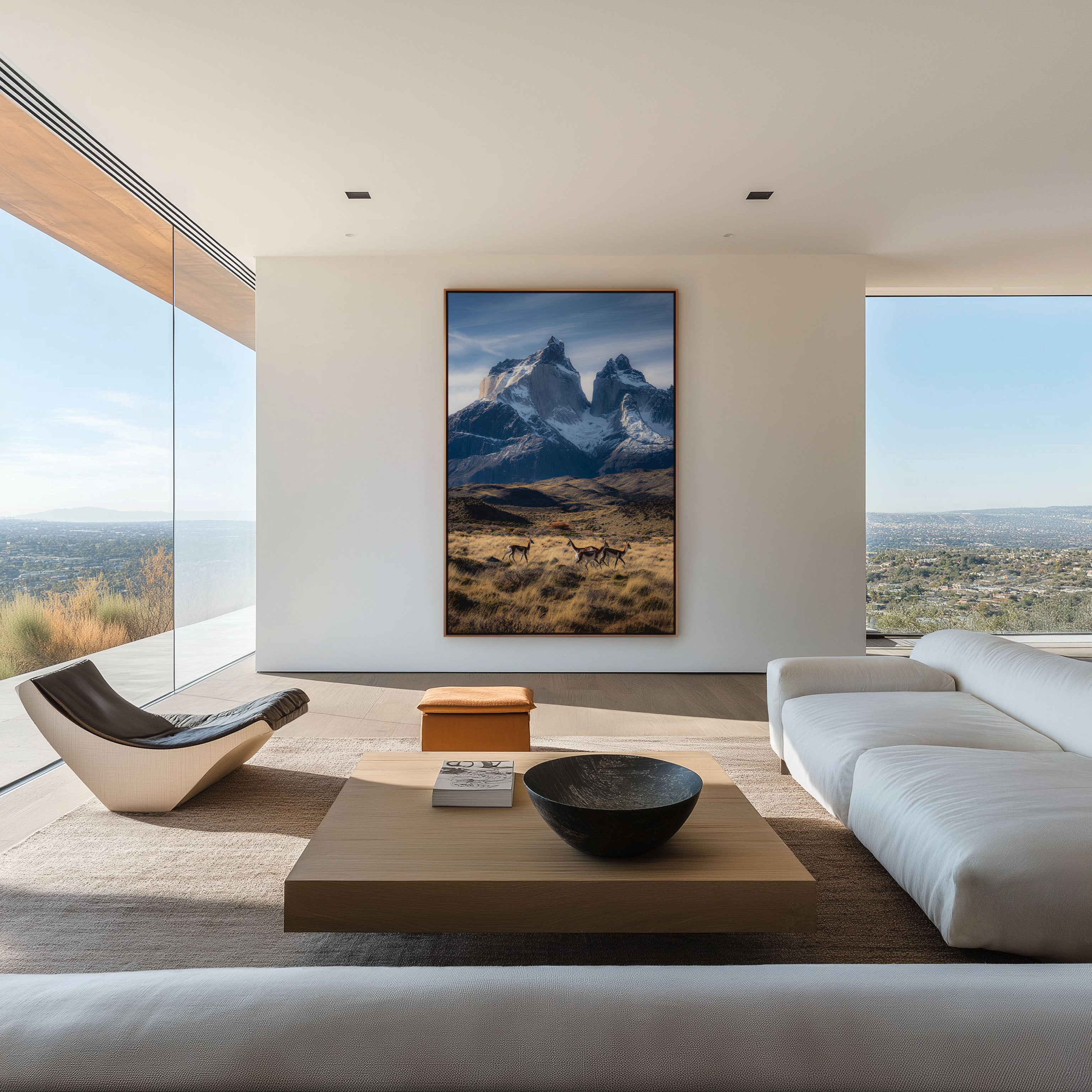 Torres del Paine Chile Wall Art – Patagonia Mountain Landscape Print