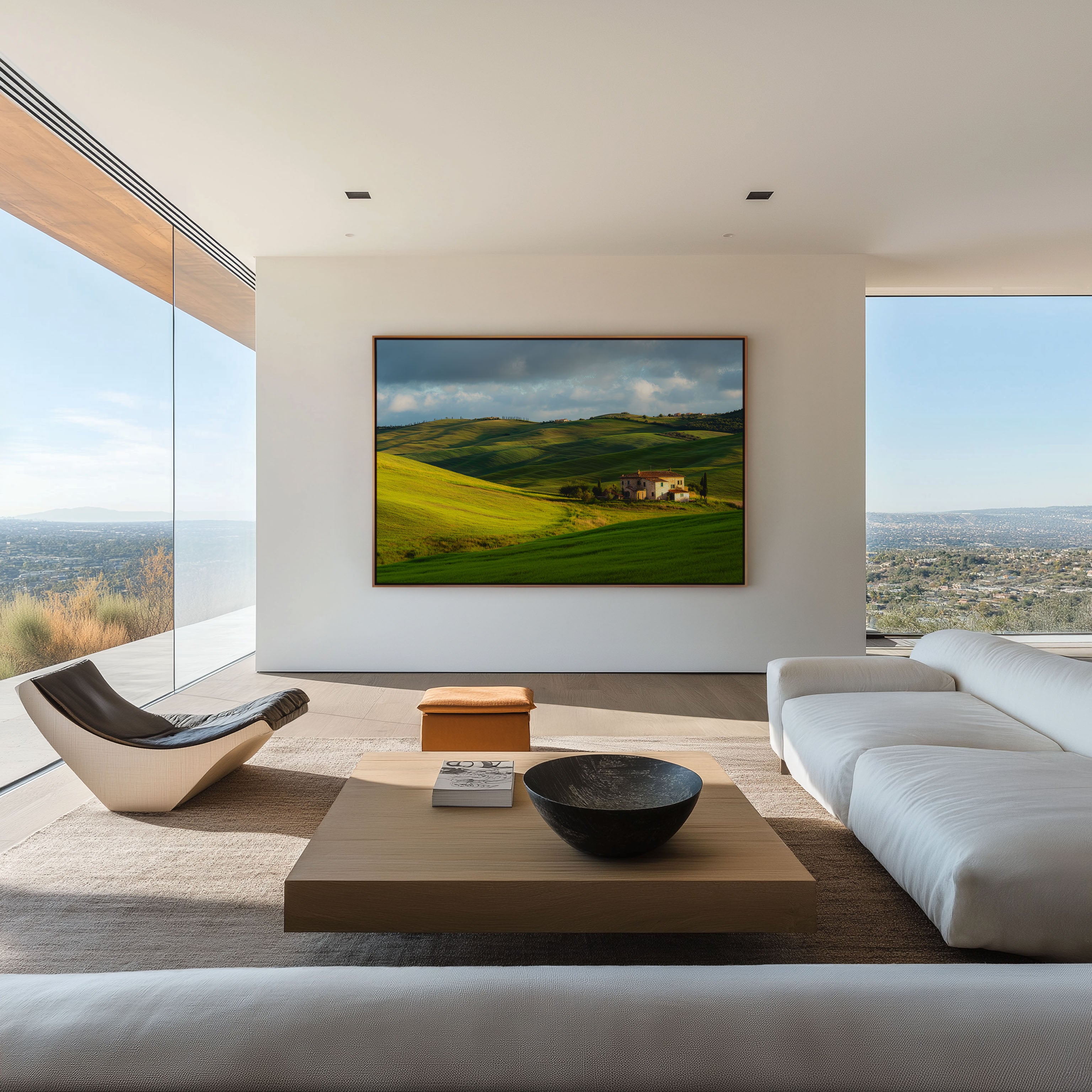 Tuscany Rolling Hills Print – Italian Farmhouse Wall Art