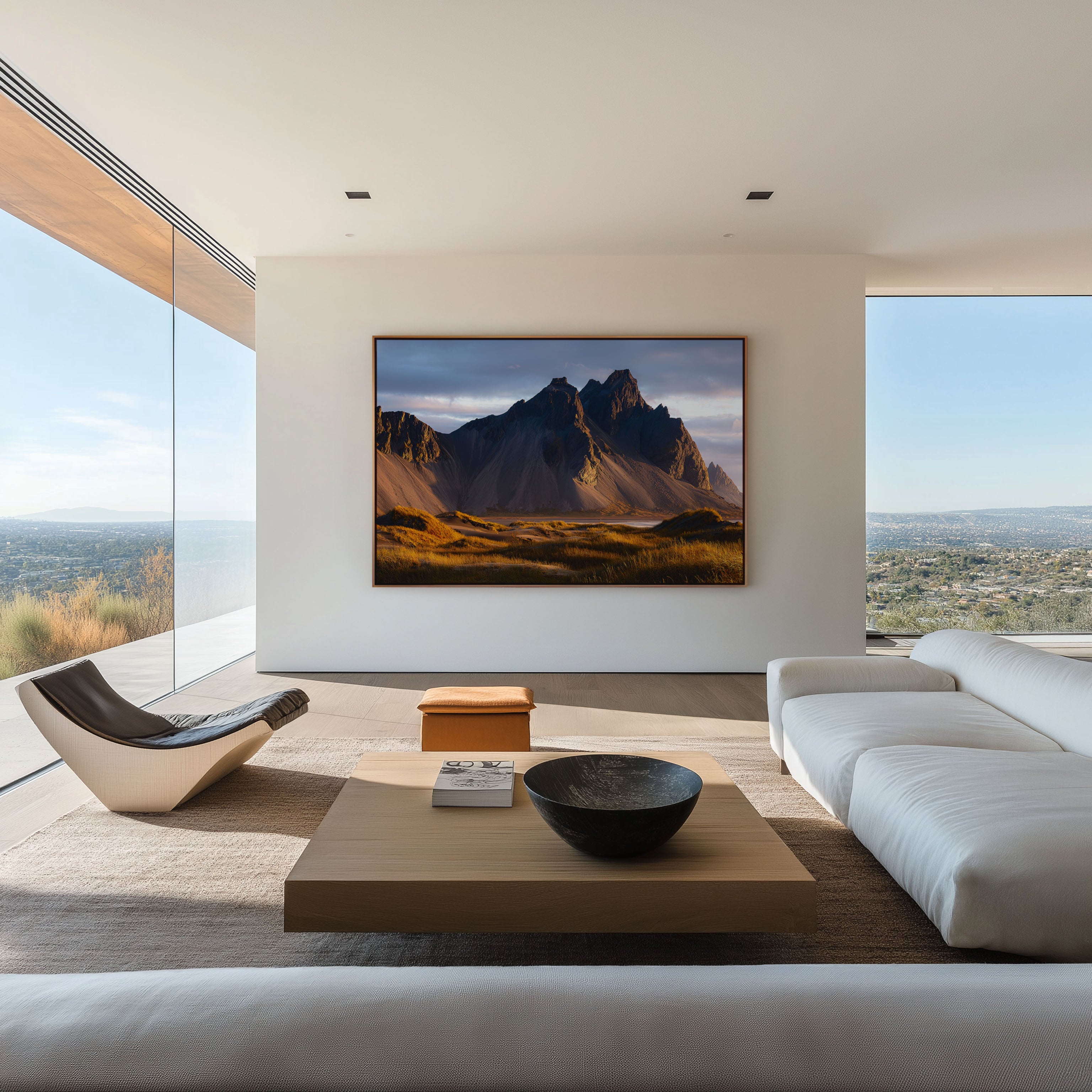 Vestrahorn Mountain Iceland Wall Art | Stokksnes Coastal Landscape Print