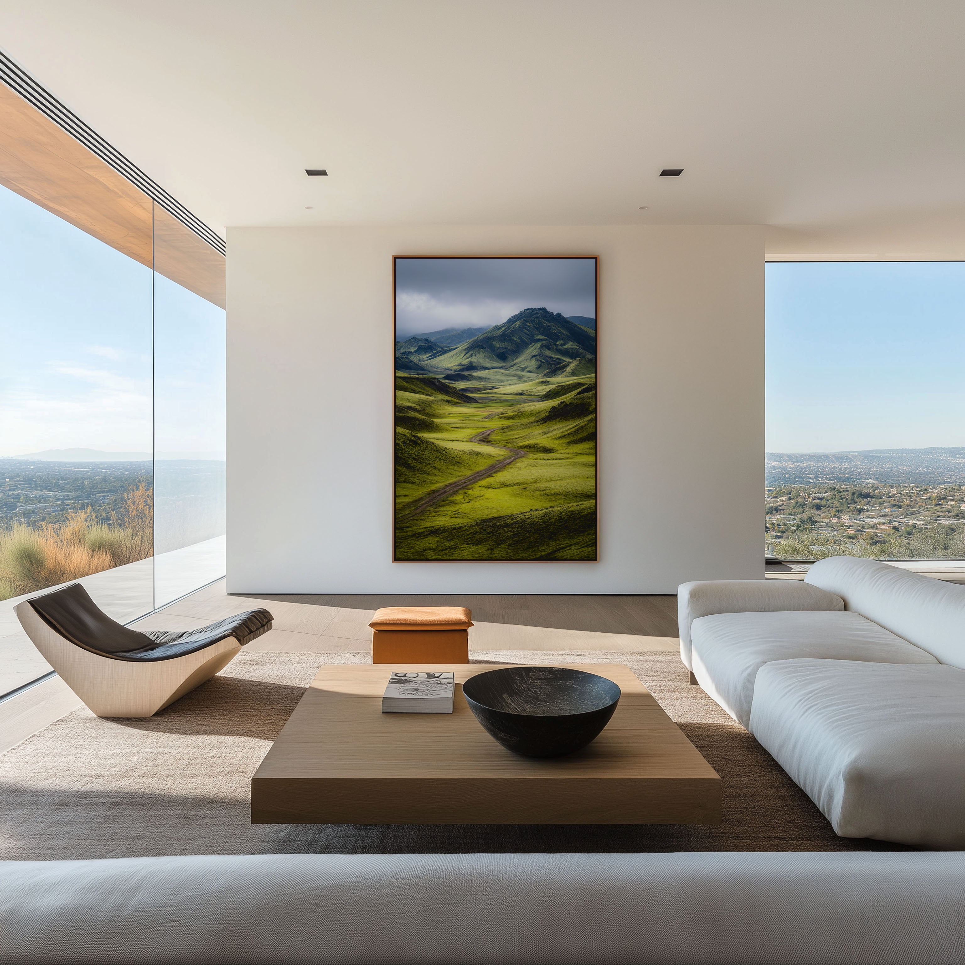 Iceland Moss Highlands Print | Green Volcanic Landscape Wall Art | Iceland Interior Photography
